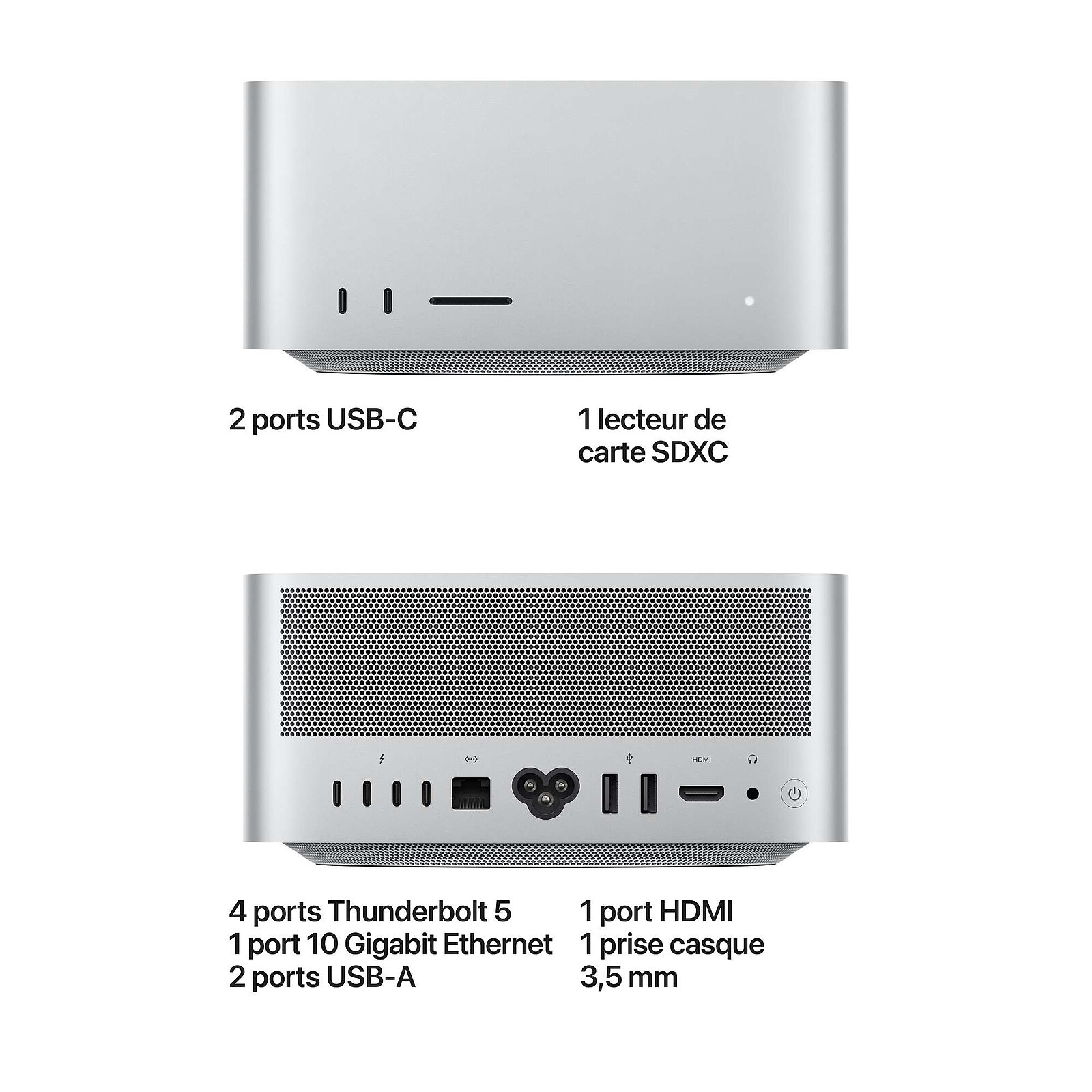 Apple Mac Studio M5 Max 128 Go/2 To (MHL64ZD/A-GPU40-128GB-2TB ...
