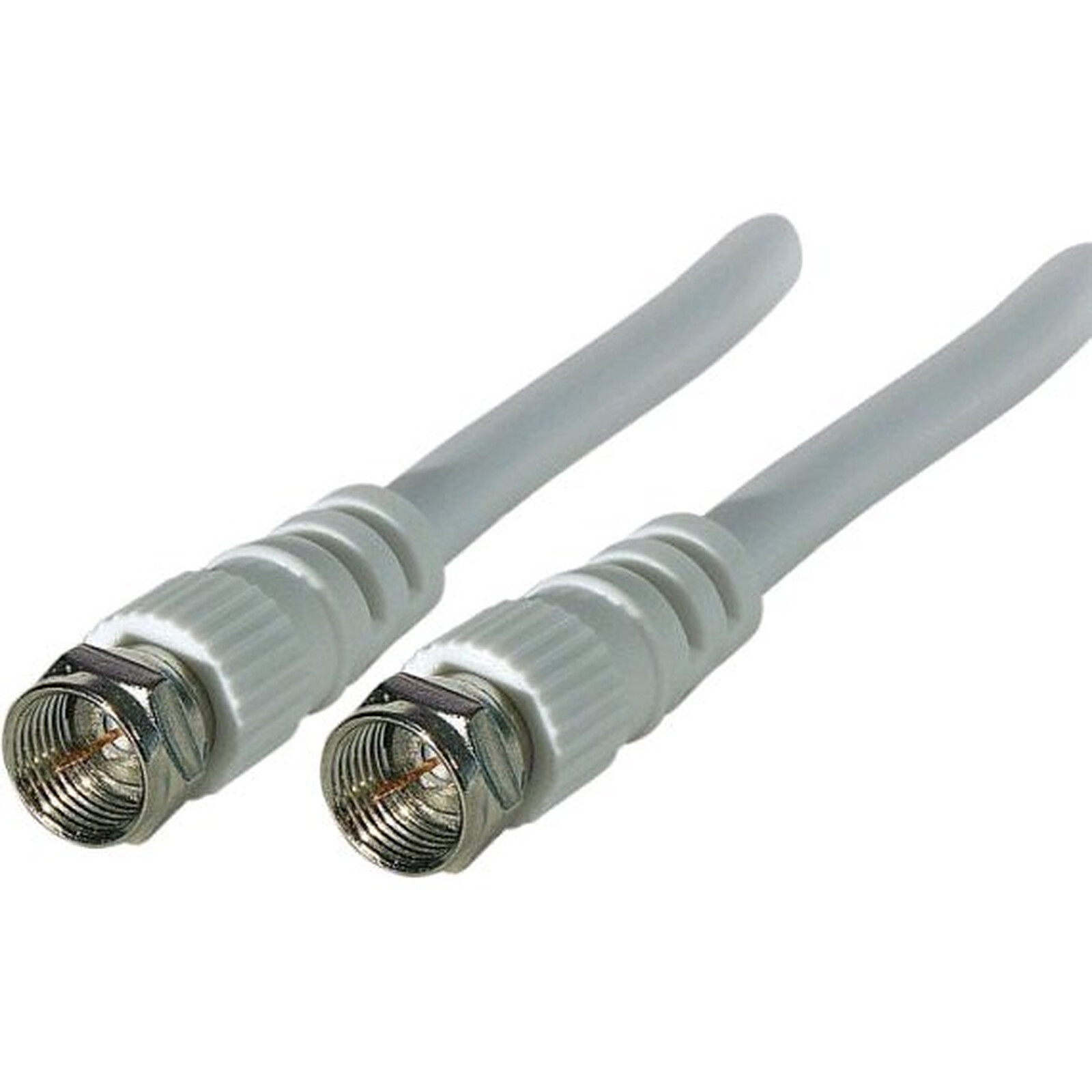 Nedis Cable coaxial 120 dB macho/hembra para antena de TV (5 metros) - Cable  de antena de TV - LDLC