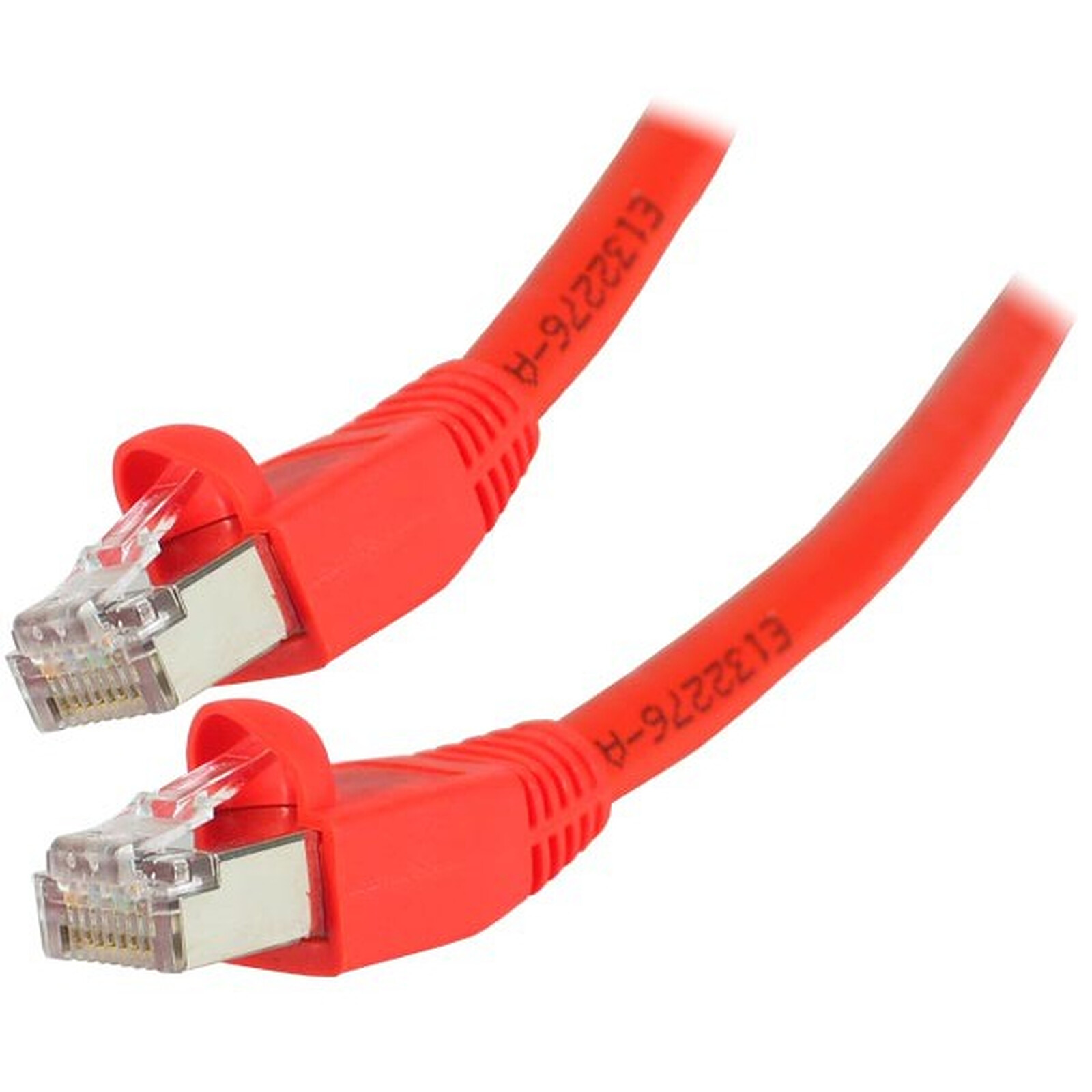 Câble réseau Ethernet (RJ45) blanc catégorie 6A S/FTP