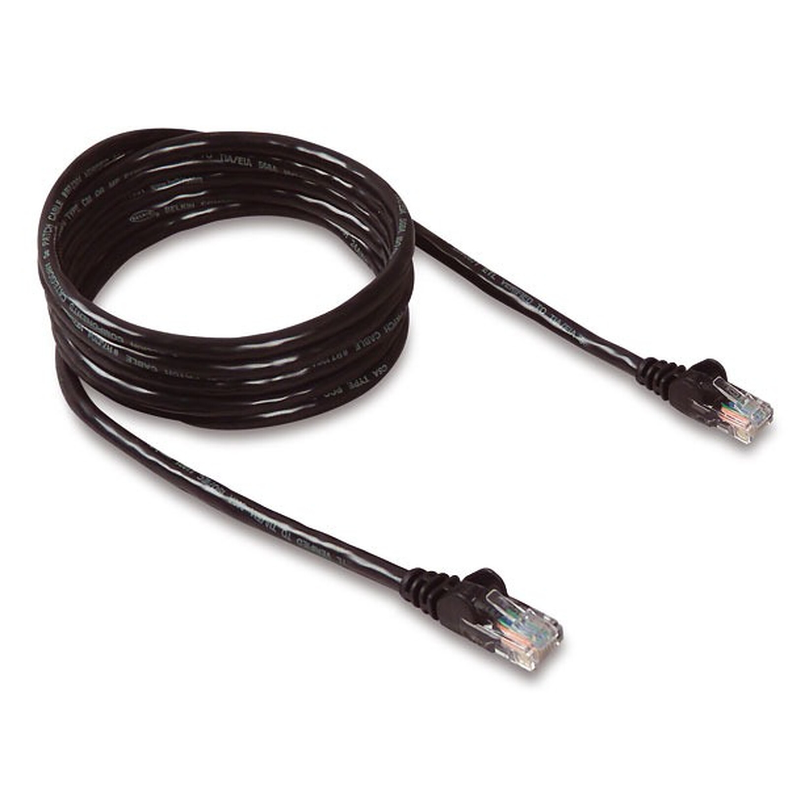 Textorm Cable RJ45 CAT 7 SSTP - macho/macho - 3 m - Negro - Cable RJ45 -  LDLC