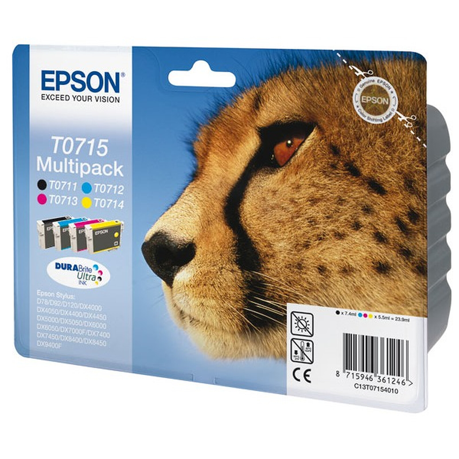  Epson T0715  MultiPack Cartouche imprimante Epson  sur 