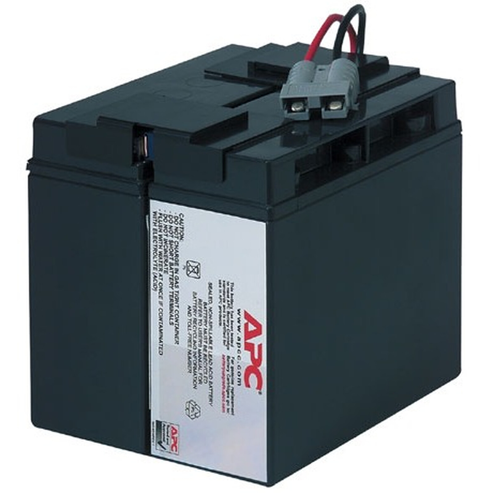 Batterie de Remplacement KungLong pour USV APC Power Saving Back-UPS Pro 550 Lead-Acid Batterie au Plomb 12V 