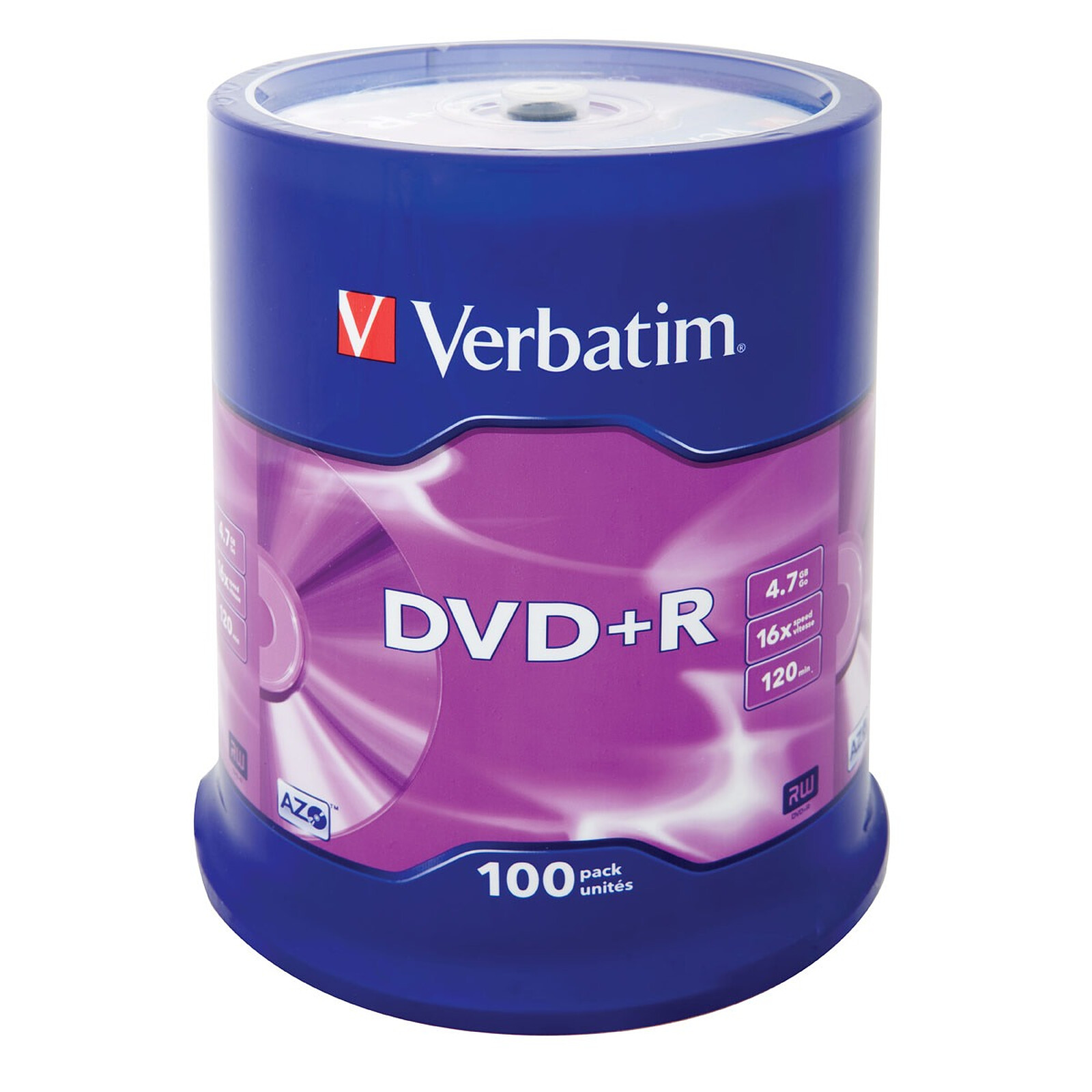 honey short Norm Verbatim DVD R 4.7 GB certified 16x (pack of 100, spindle) - Blank DVD  Verbatim on LDLC | Holy Moley