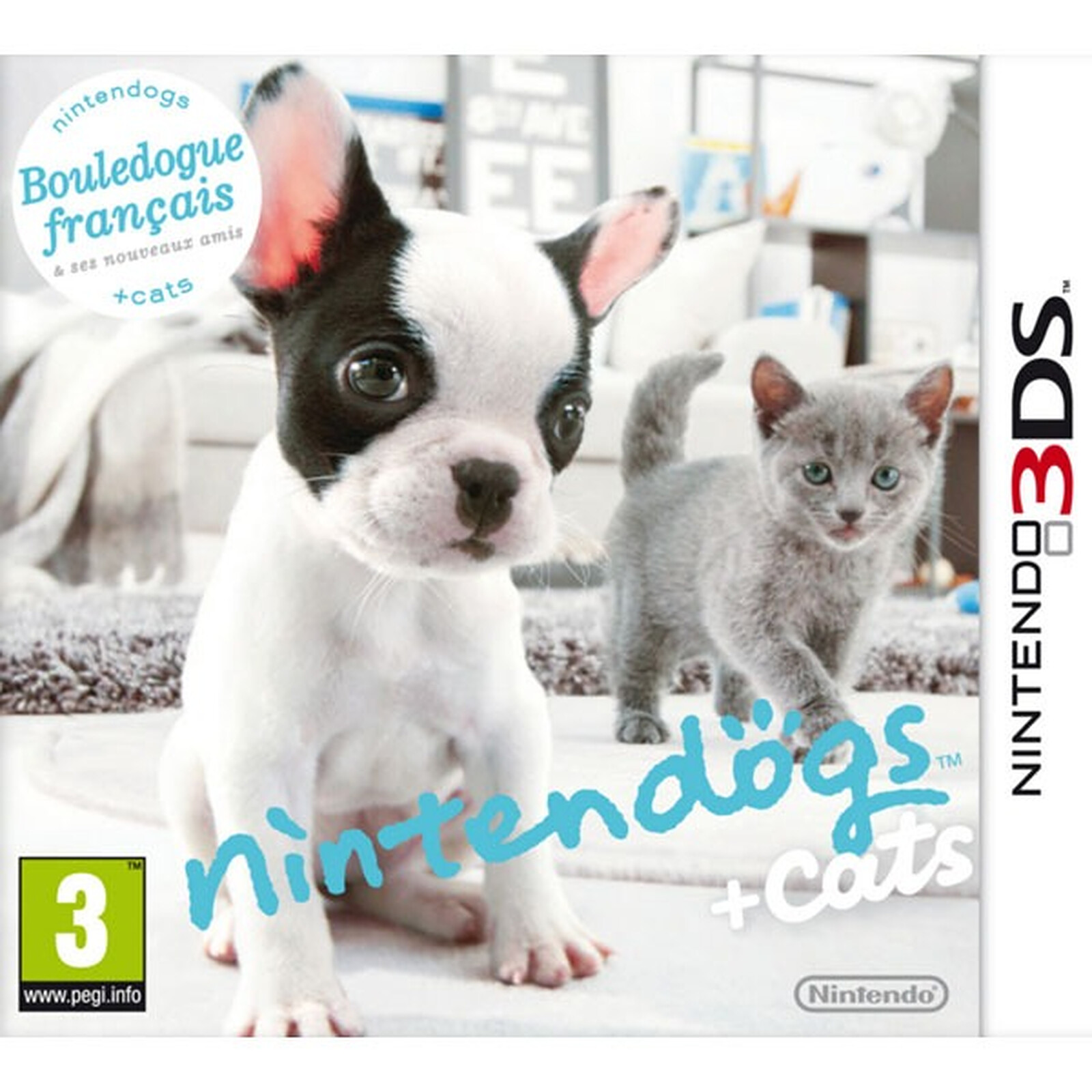 Nintendogs Cats Bouledogue Francais Ses Nouveaux Amis Nintendo 3ds Jeux Nintendo 3ds Nintendo Sur Ldlc Com Museericorde