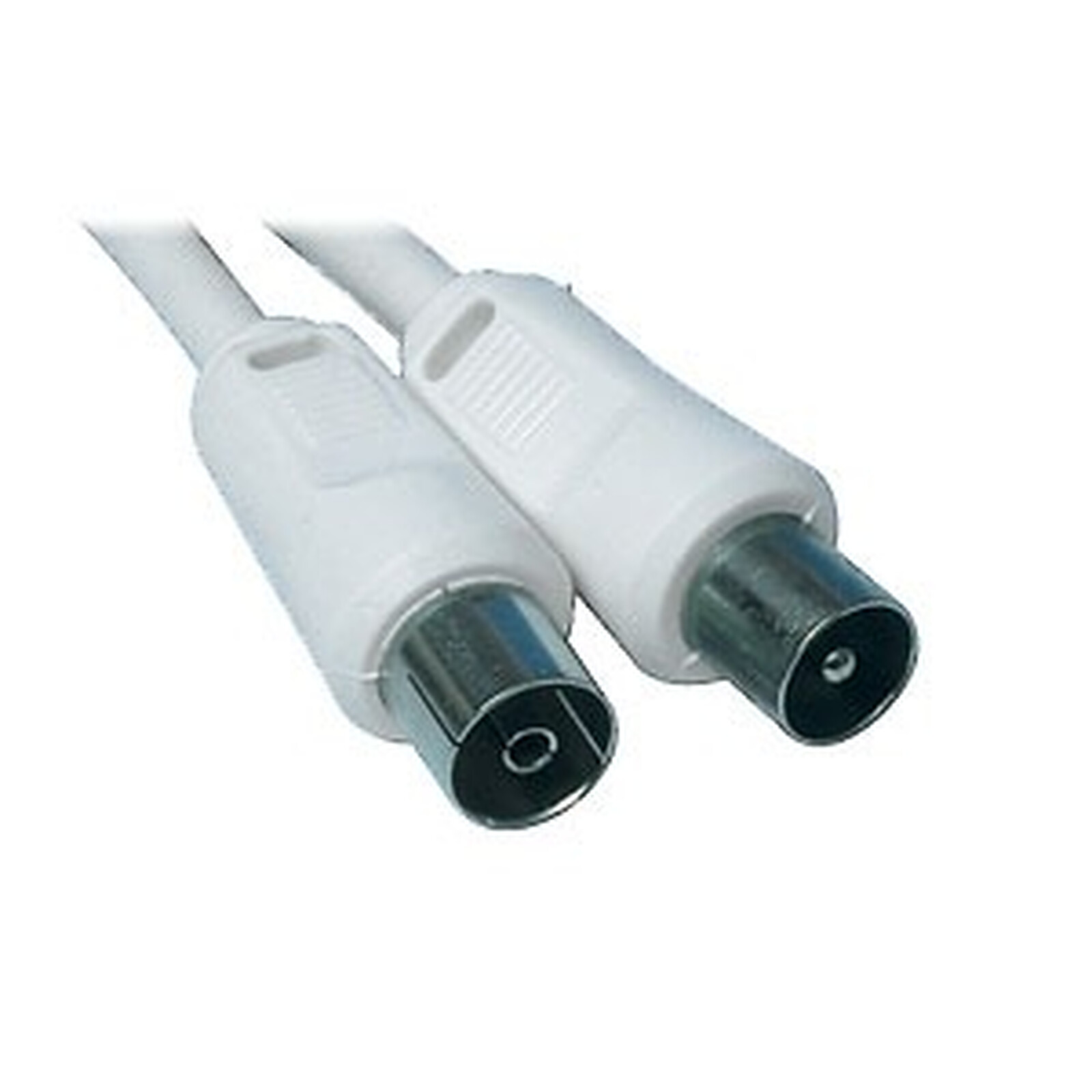 Dispuesto escaldadura Contador Cable coaxial macho/hembra para antena de TV (2,5 metros) - Cable de antena  de TV Genérica en LDLC