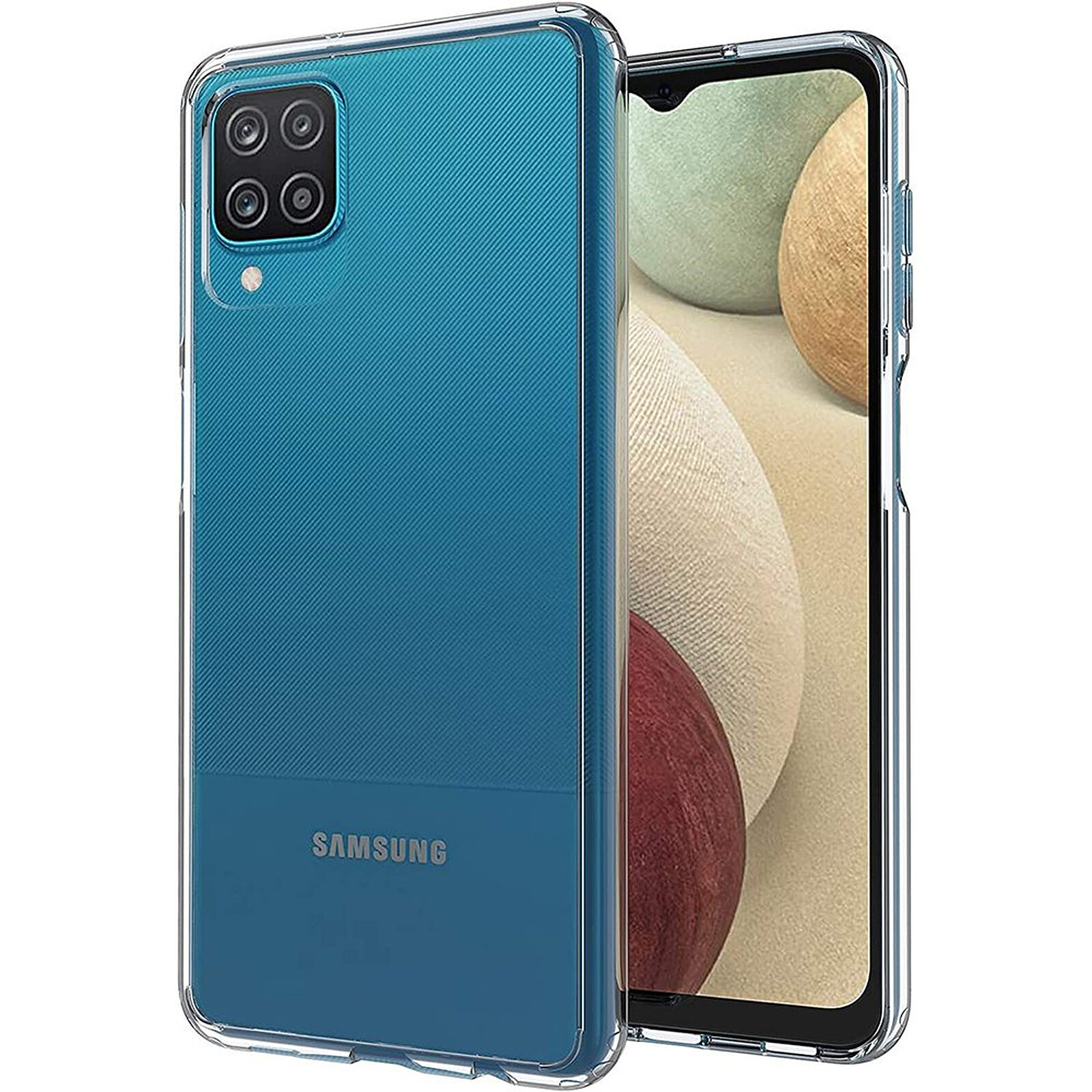 Motif mignon Pour fille Fine et flexible Coque de protection pour Samsung Galaxy A12 En TPU En silicone transparent Pour Samsung A12