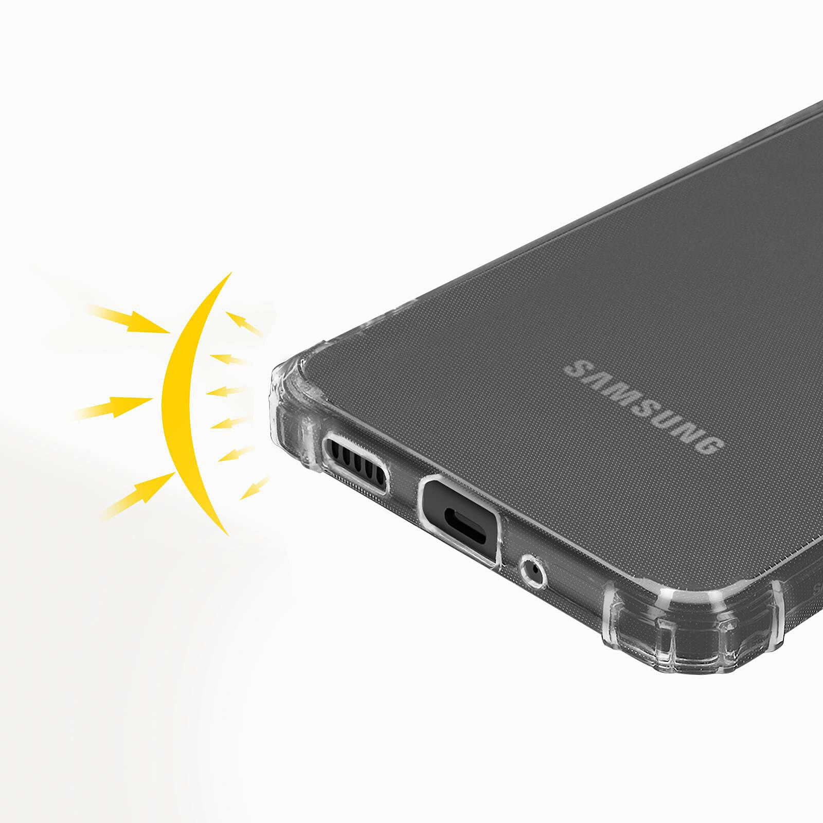 Avizar Coque Lanière pour Samsung Galaxy S20 FE Silicone Bumper Transparent  - Coque téléphone - LDLC