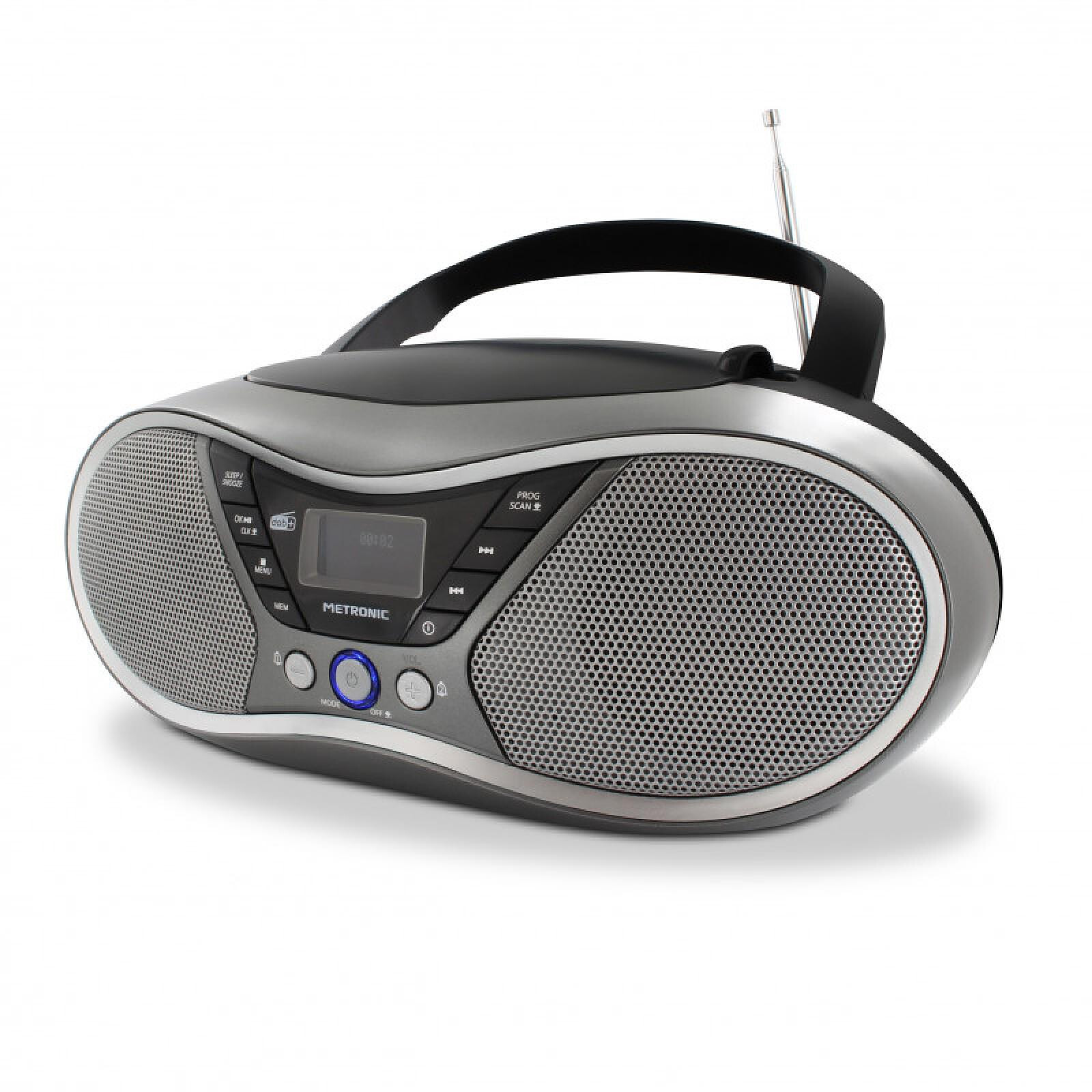 Lecteur CD portable avec bluetooth / DAB+ / FM / USB / AUX, Radios FM /  Numériques