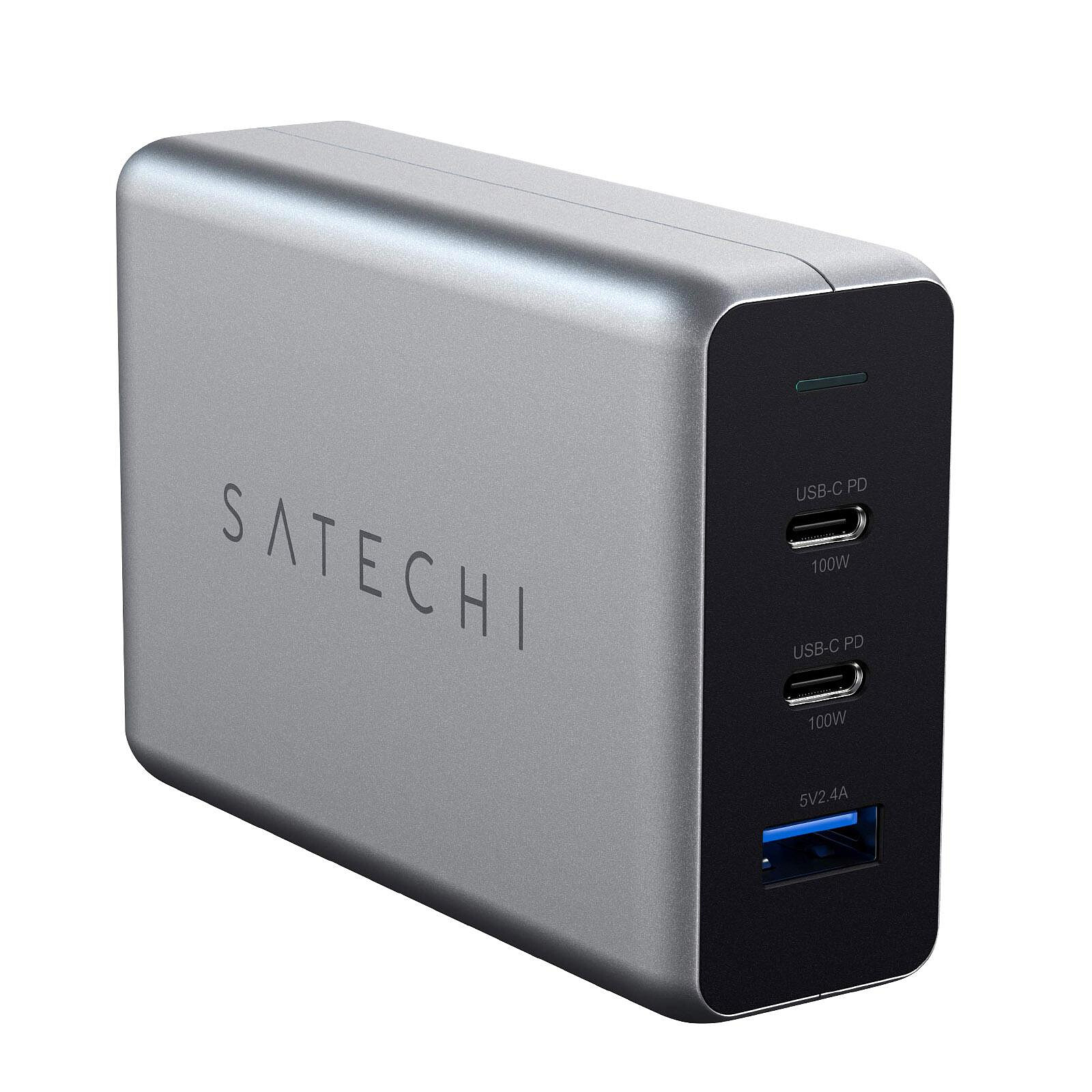 Satechi Chargeur Secteur GaN USB-C Power Delivery 30W Format Compact Gris  Sidéral - Chargeur téléphone - LDLC