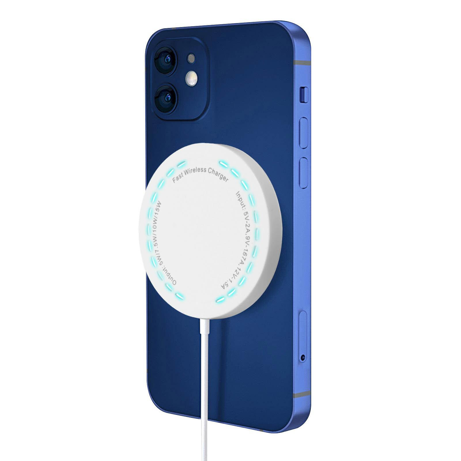 Avizar Chargeur Sans Fil iPhone Magnétique 15W Charge Rapide Compatible  MagSafe Blanc - Chargeur téléphone - LDLC