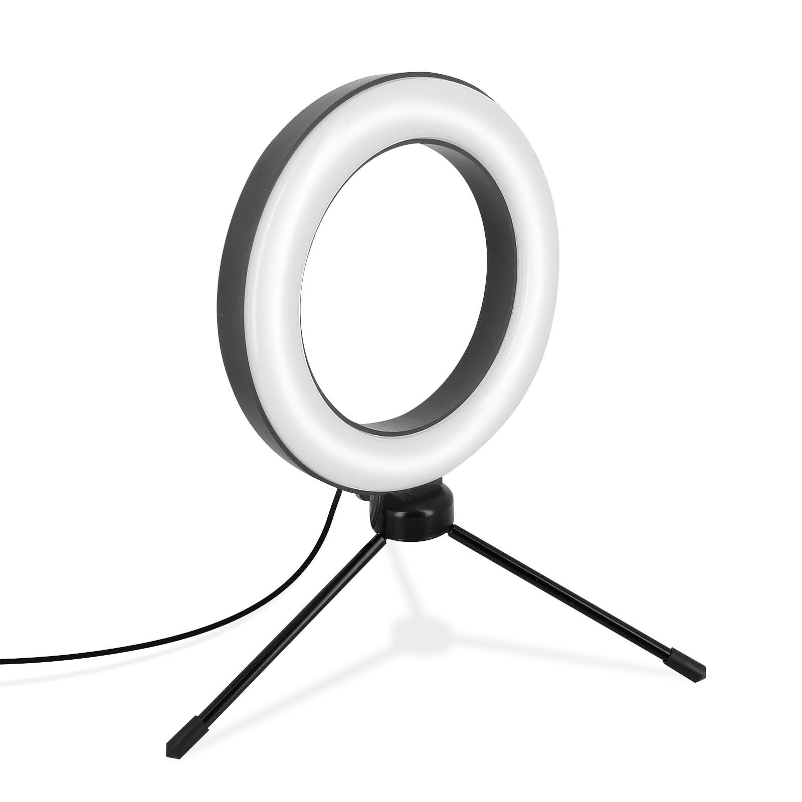 Avizar Ring Light 19.5cm avec 3 Eclairages avec Support Téléphone