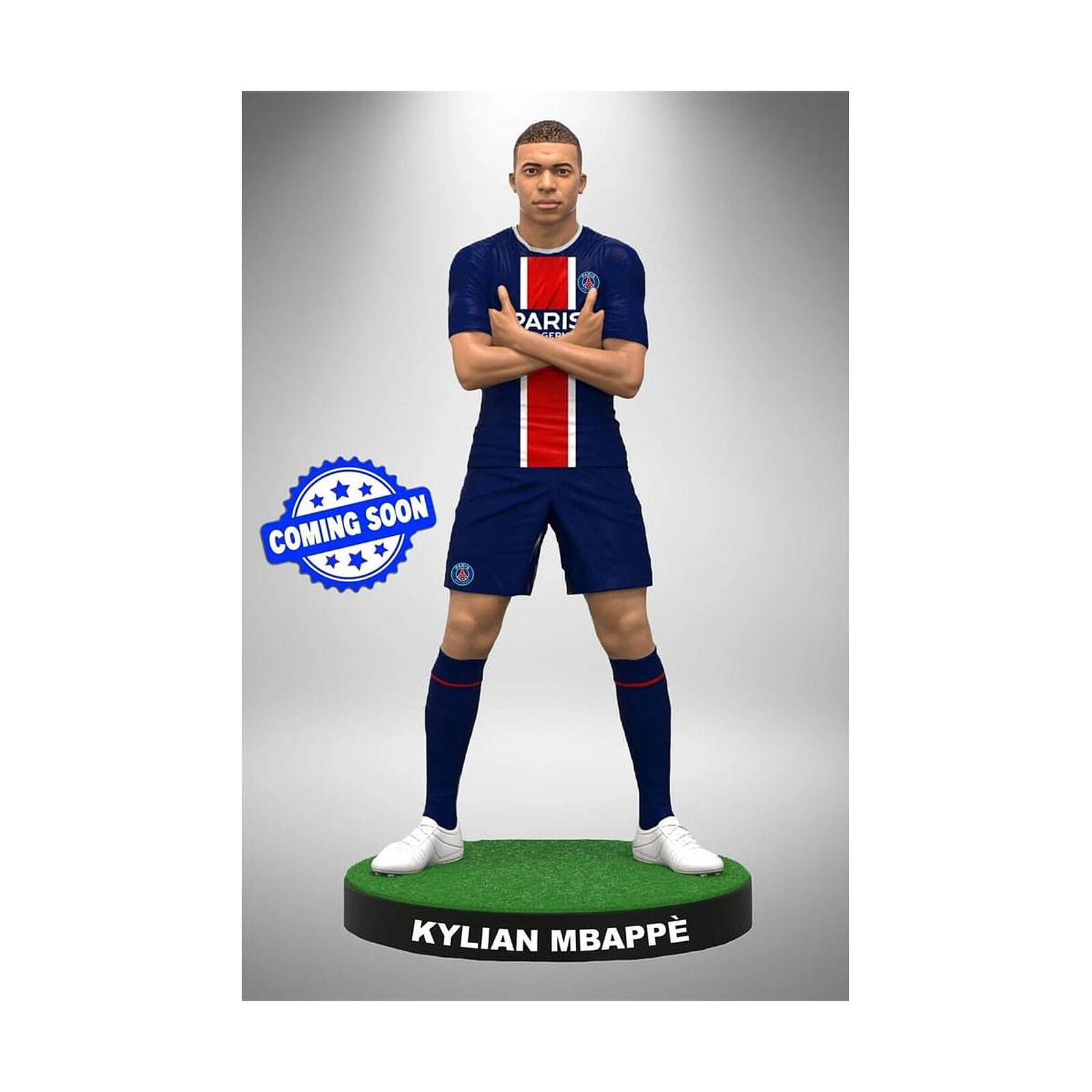 Football's Finest - Statuette résine 1/3 Kylian Mbappe Paris Saint-Germain  60 cm - Figurines - LDLC