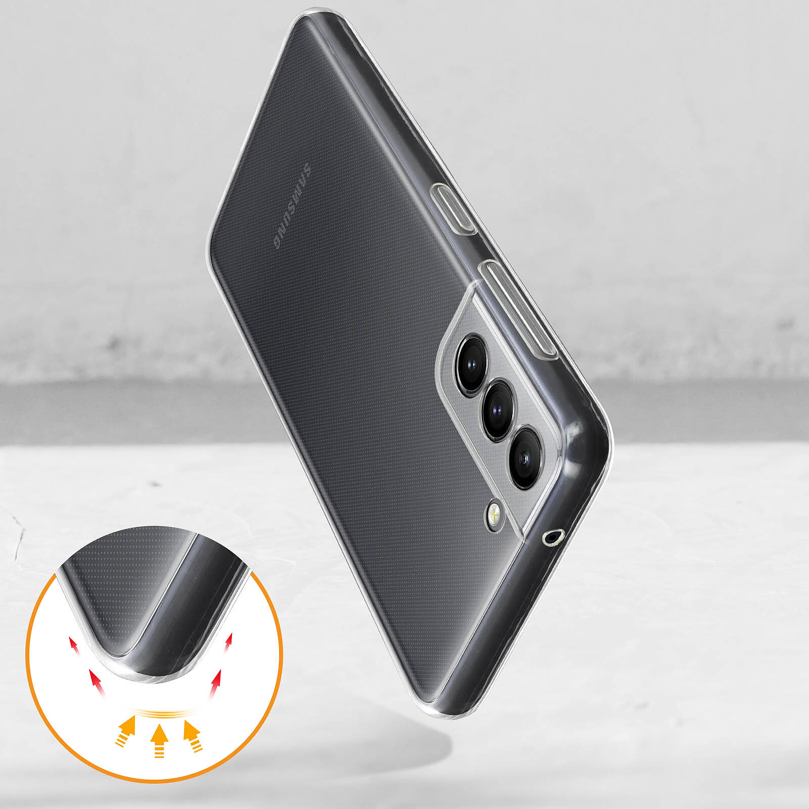 Avizar Coque pour Samsung Galaxy S21 FE Protection Flexible Fine et Légère  Transparent - Coque téléphone - LDLC