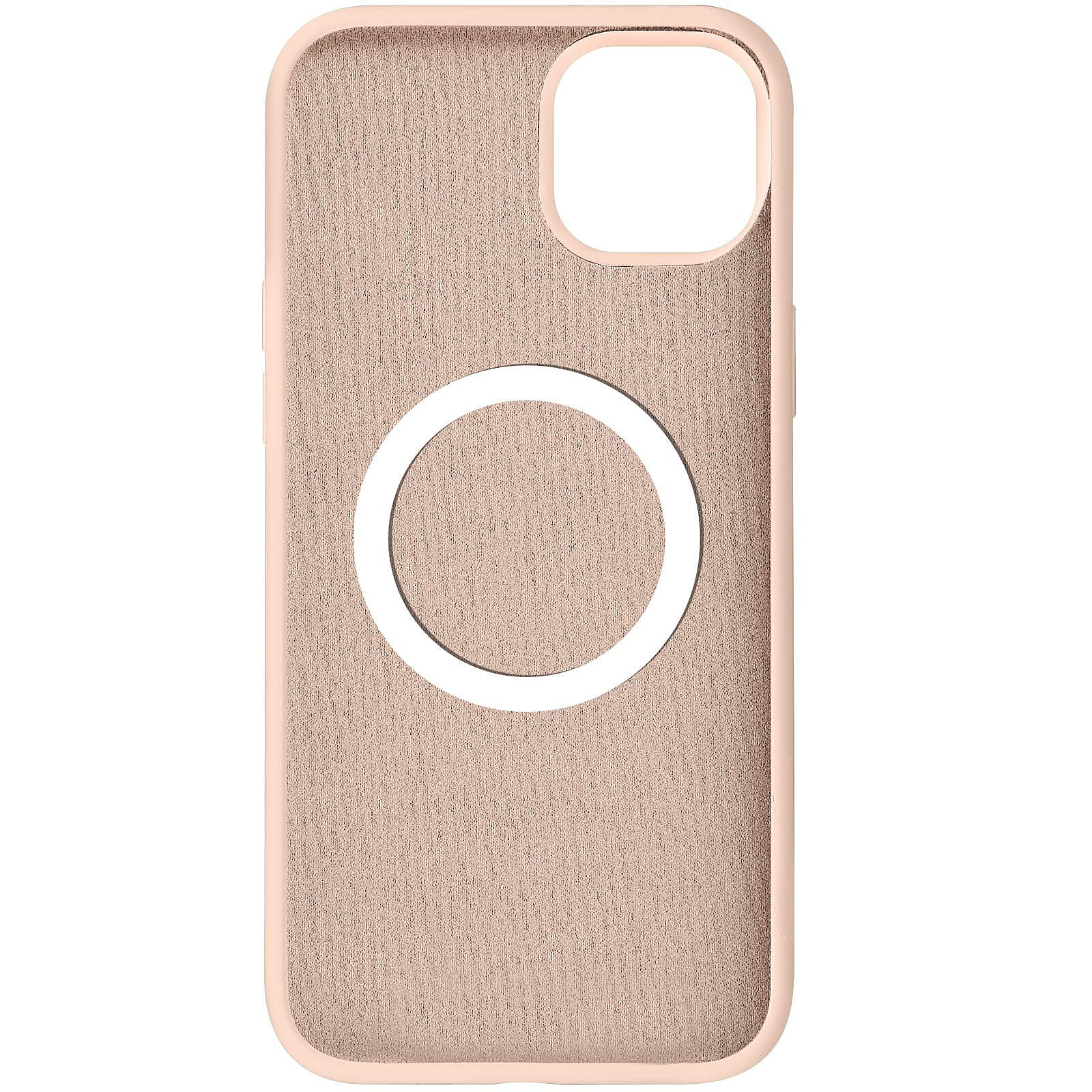 Coque en silicone avec MagSafe pour iPhone 15 Pro - Rose pâle - Apple (FR)