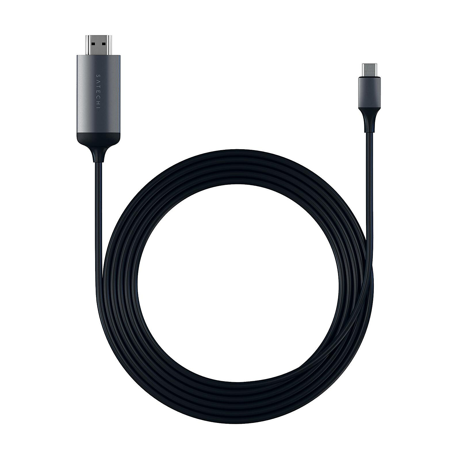 Satechi Câble USB C vers HDMI Résolution 4K 60Hz Longueur 175cm