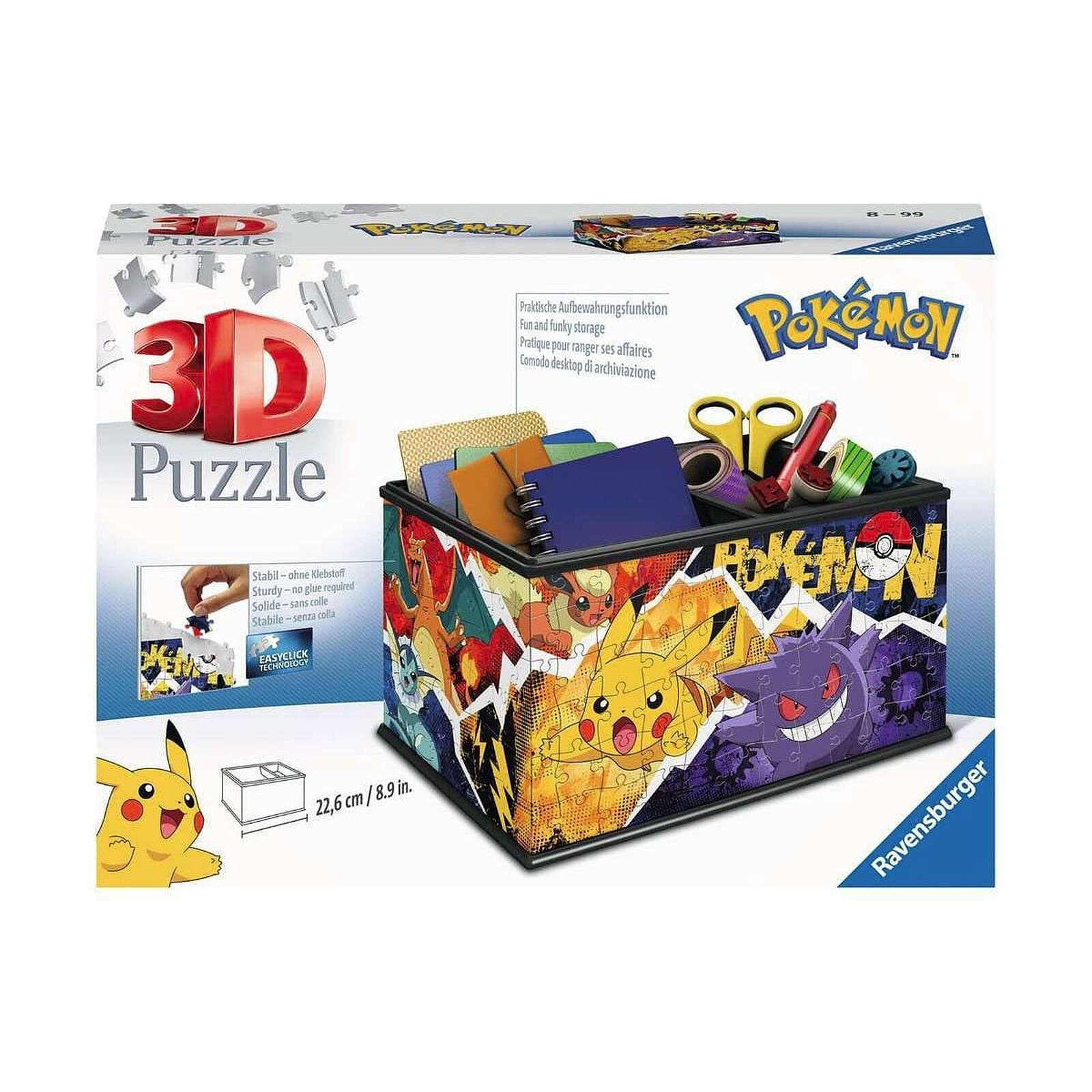 Pokémon - Puzzle 3D Boite de rangement (216 pièces) - Puzzle - LDLC
