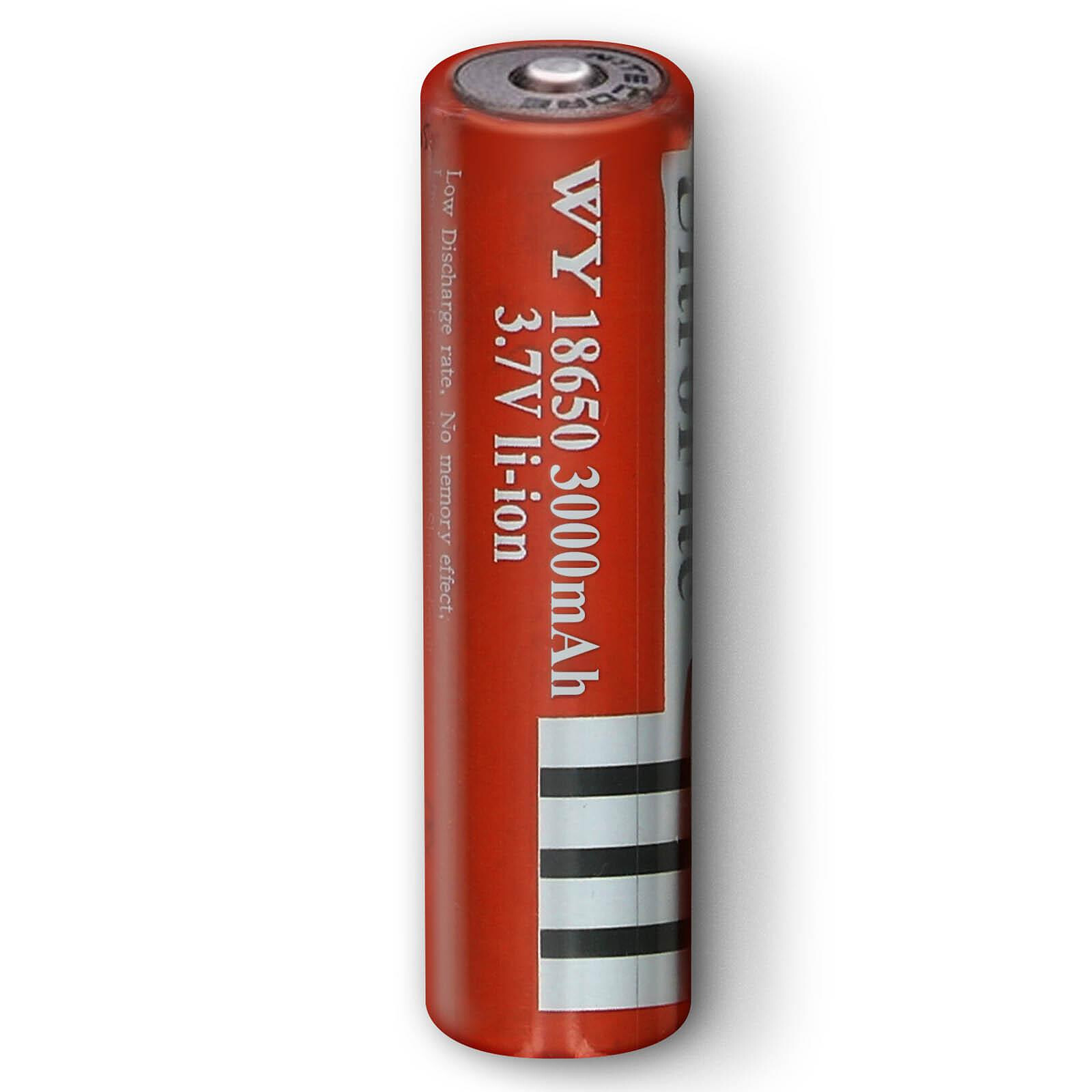 Avizar WY 18650 UltroFite 3000mAh 3.7V Rechargeable Anti-surchauffe Rouge -  Batterie téléphone - LDLC
