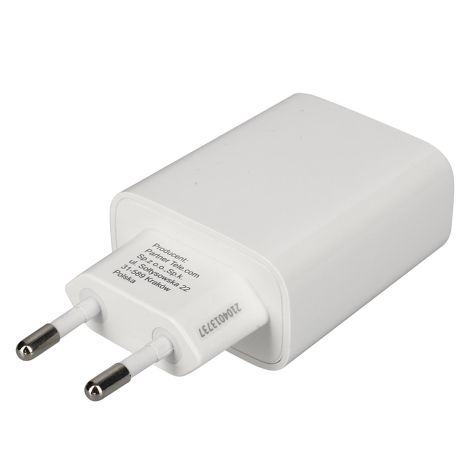 Adaptateur secteur USB-C compact avec fonction Power Delivery