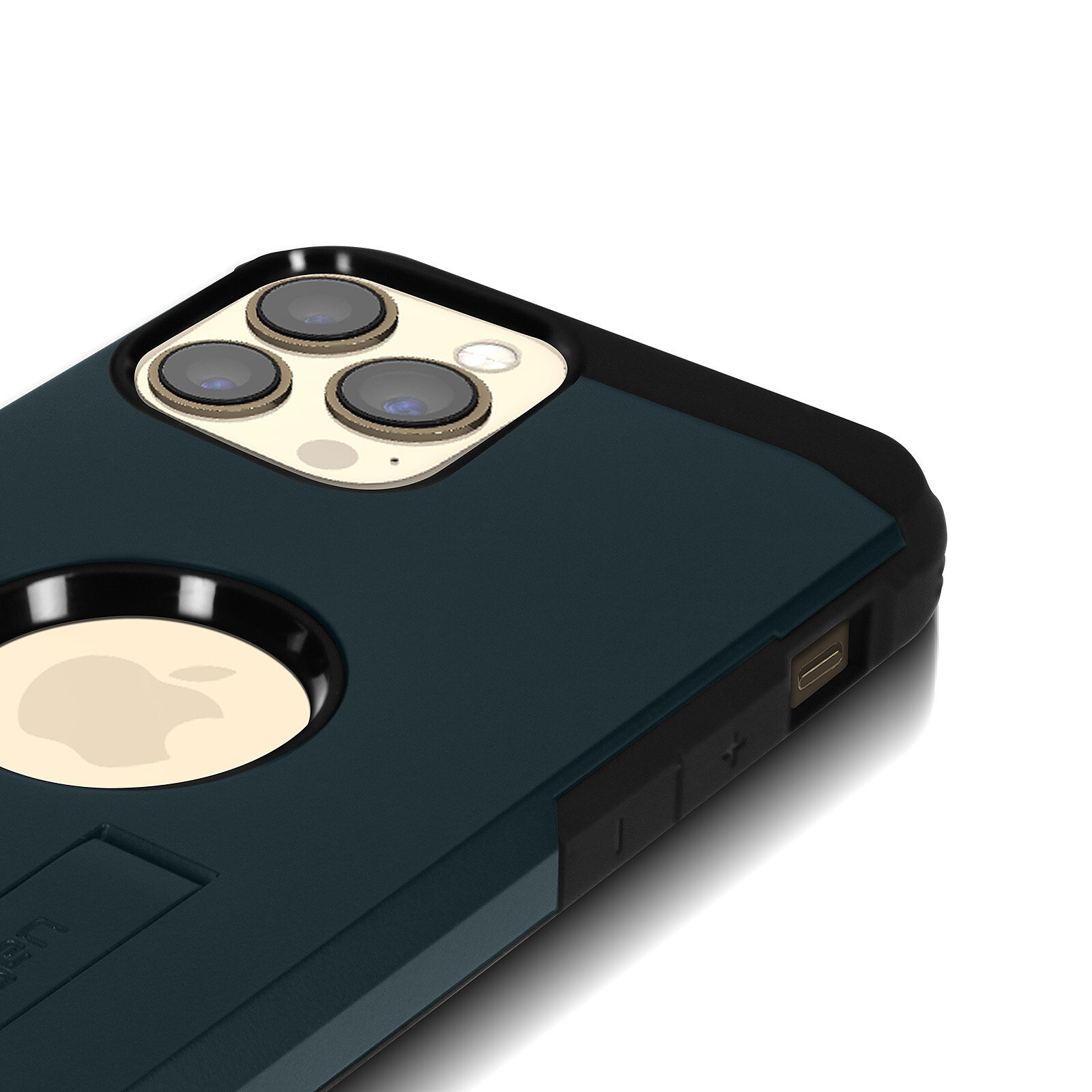 Spigen Coque pour iPhone 13 Pro Max Silicone Antichoc Finition Carbone  Rugged Armor Noir - Coque téléphone - LDLC
