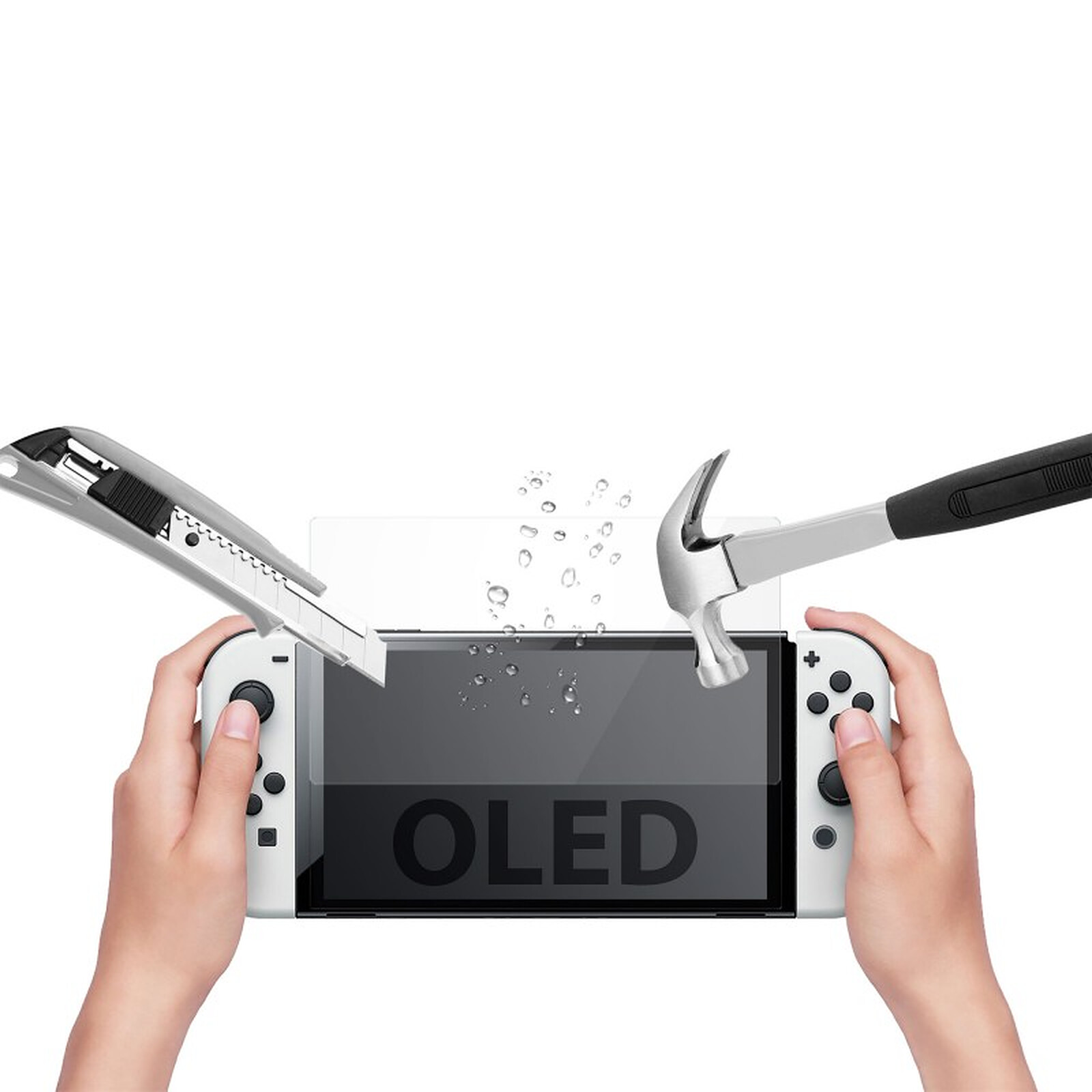 Film protecteur verre trempé pour console Nintendo Switch Oled 7