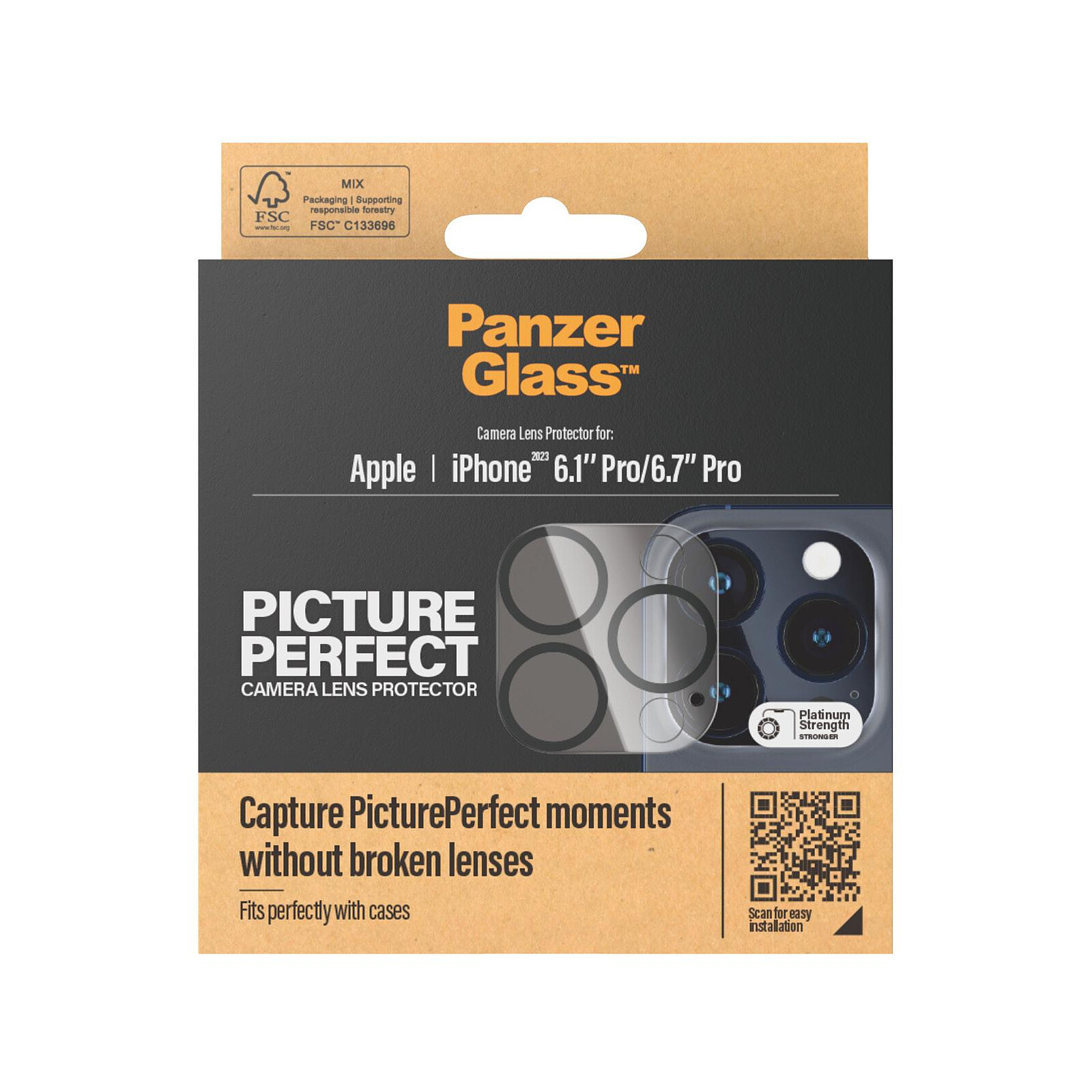 PanzerGlass PanzerGlass™ Picture Perfect pour iPhone 15 Pro/Pro Max -  Protection écran - LDLC