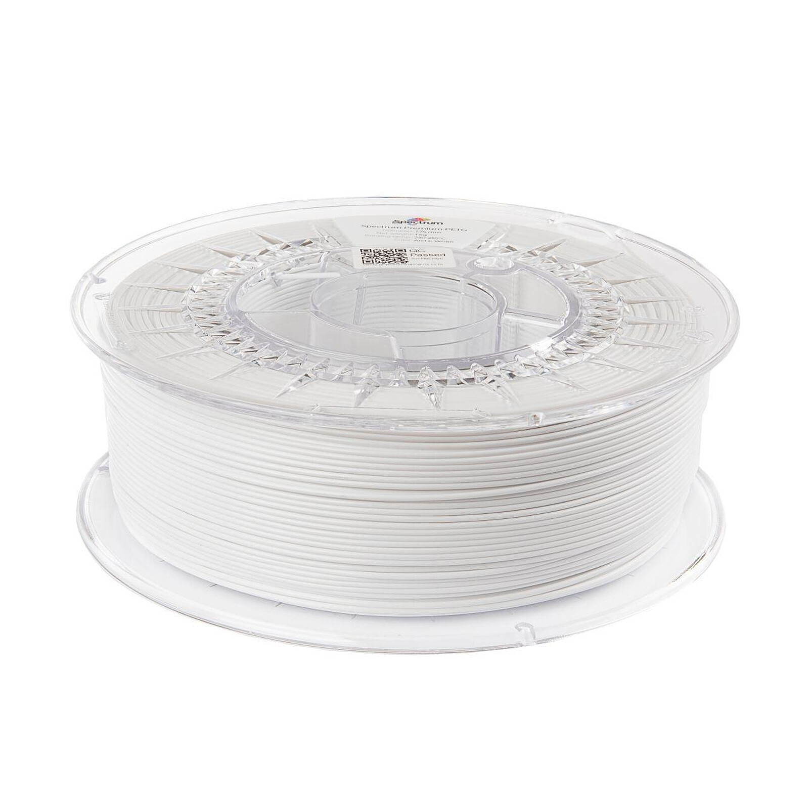 PETG HDGlass - 750g blanc opaque Filaments pour imprimantes 3D
