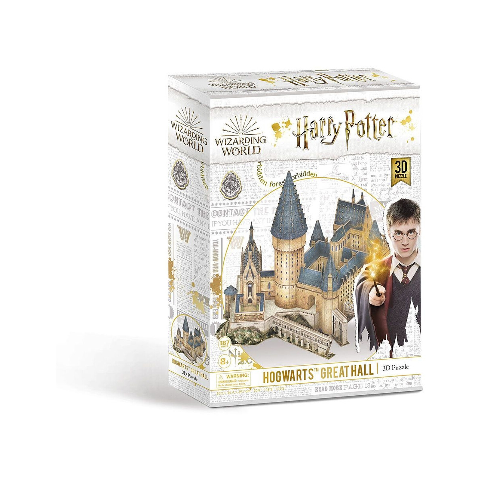 Harry Potter - Puzzle 3D Grande Salle (187 pièces) - Puzzle - LDLC