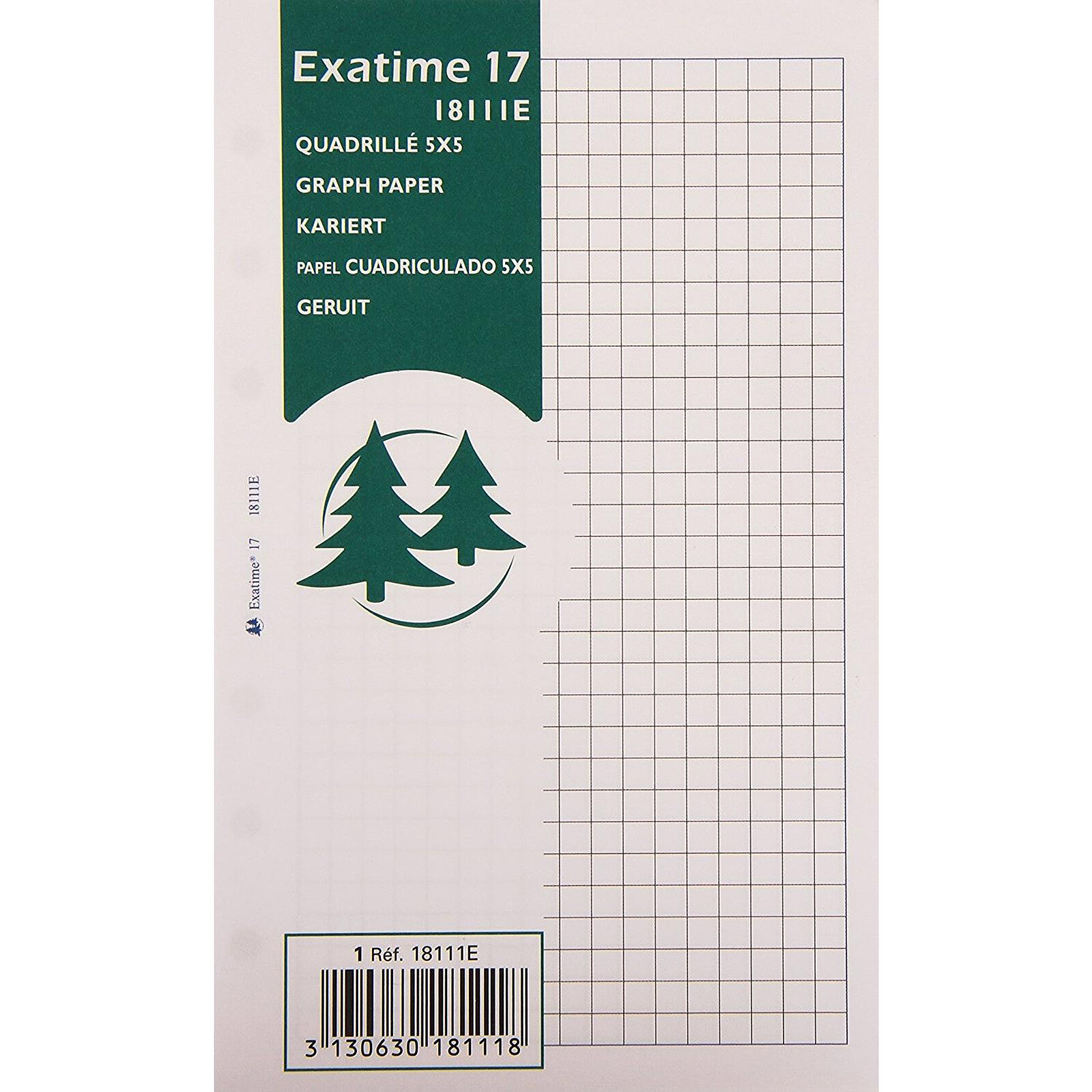 Exacompta Exatime 14 - Recharge pour organiseur - notes - 8,1 x 12
