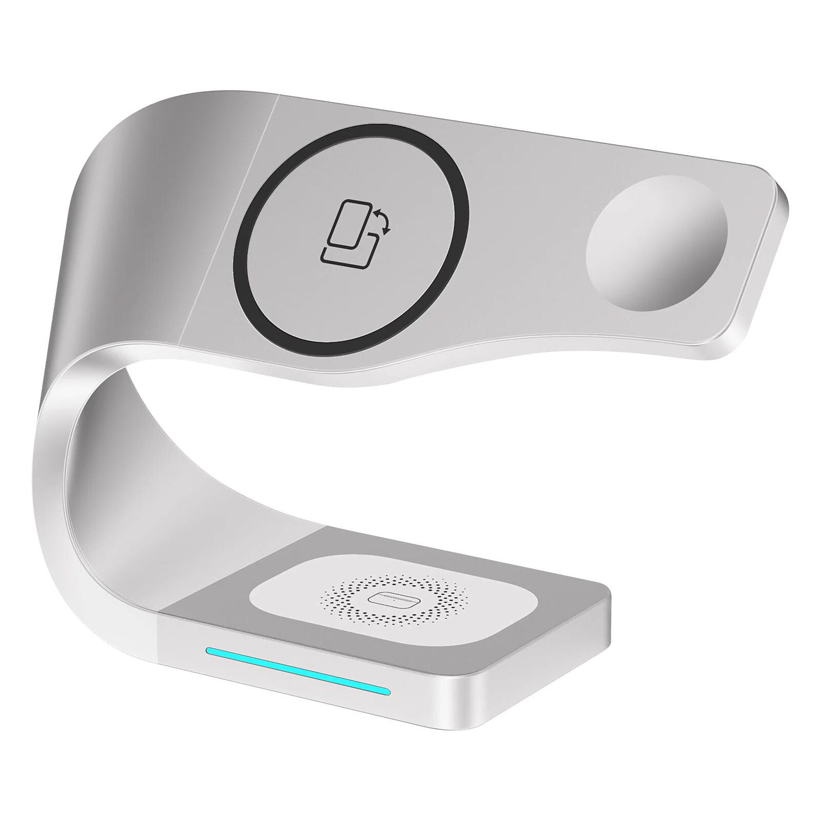Belkin BOOSTCHARGE Chargeur sans fil 3-en-1 pour les appareils Apple,  Station de recharge Blanc
