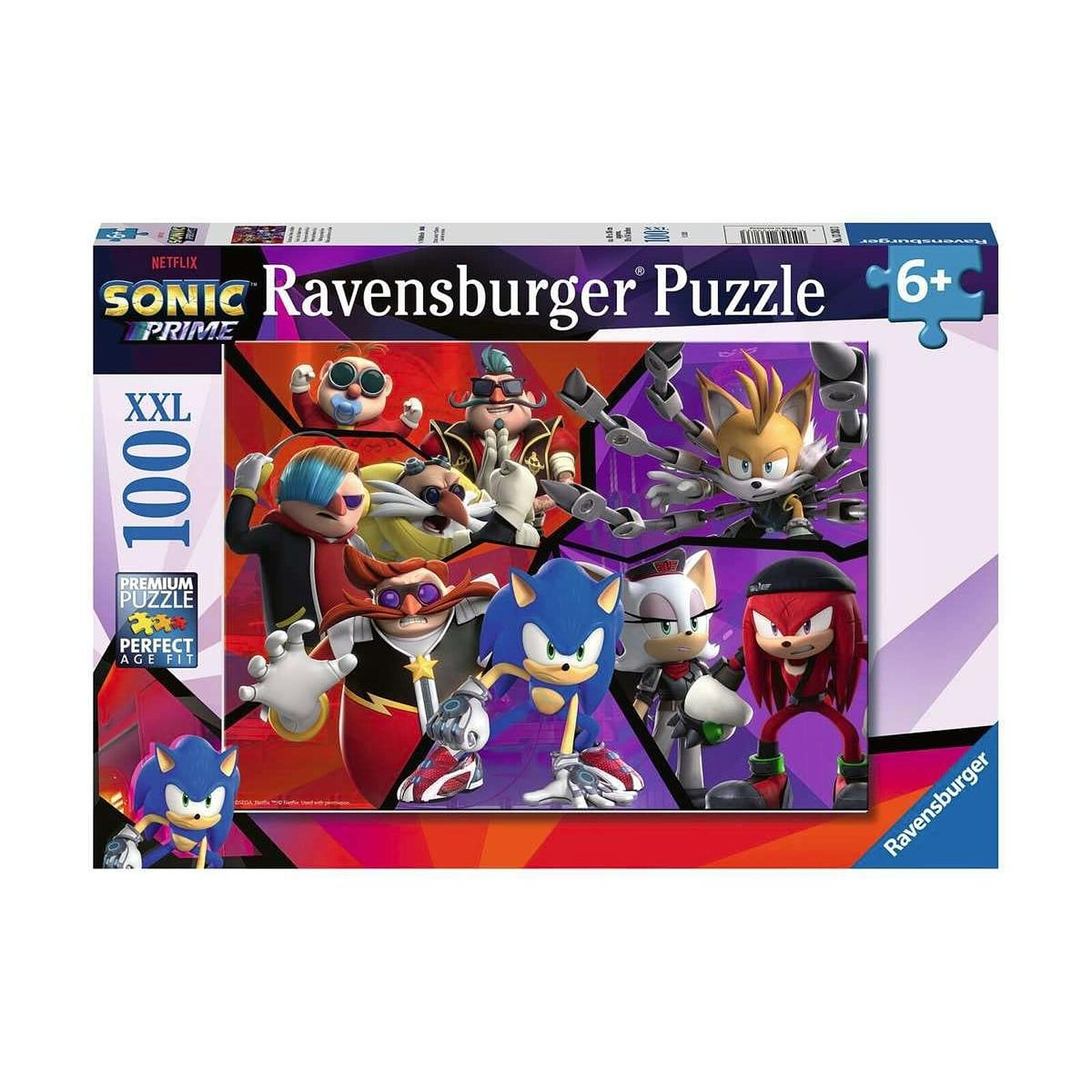 Sonic Prime - Puzzle pour enfants XXL Sonic & Villains (100 pièces