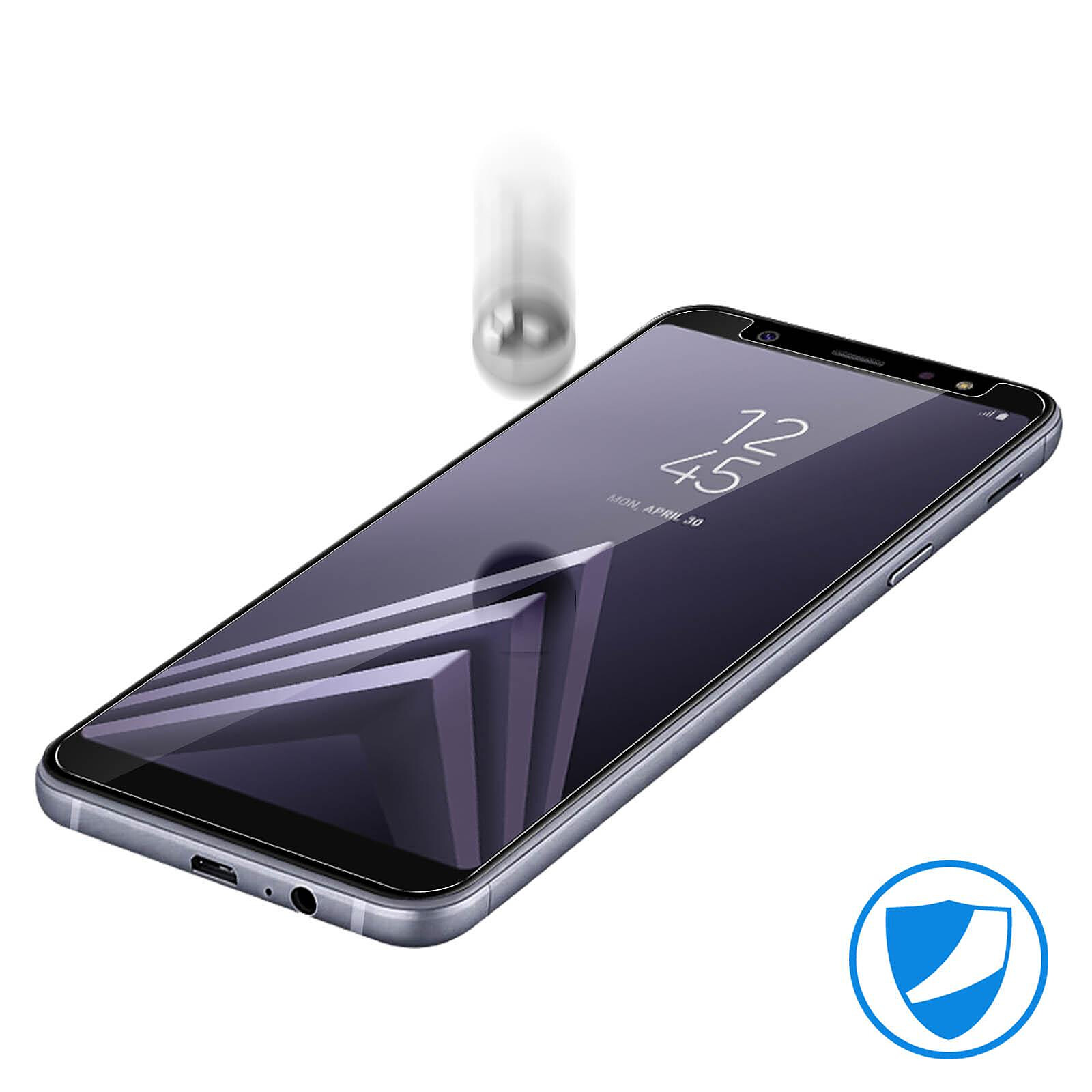Protection d'écran en verre trempé pour Samsung Galaxy A6 2018 