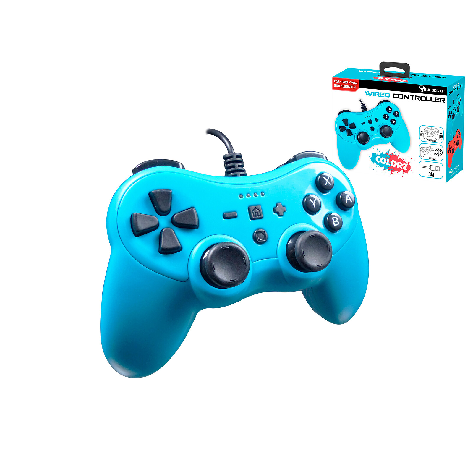 Subsonic Pro S wireless controller 90s pour nintendo Switch - Accessoires  Switch - LDLC
