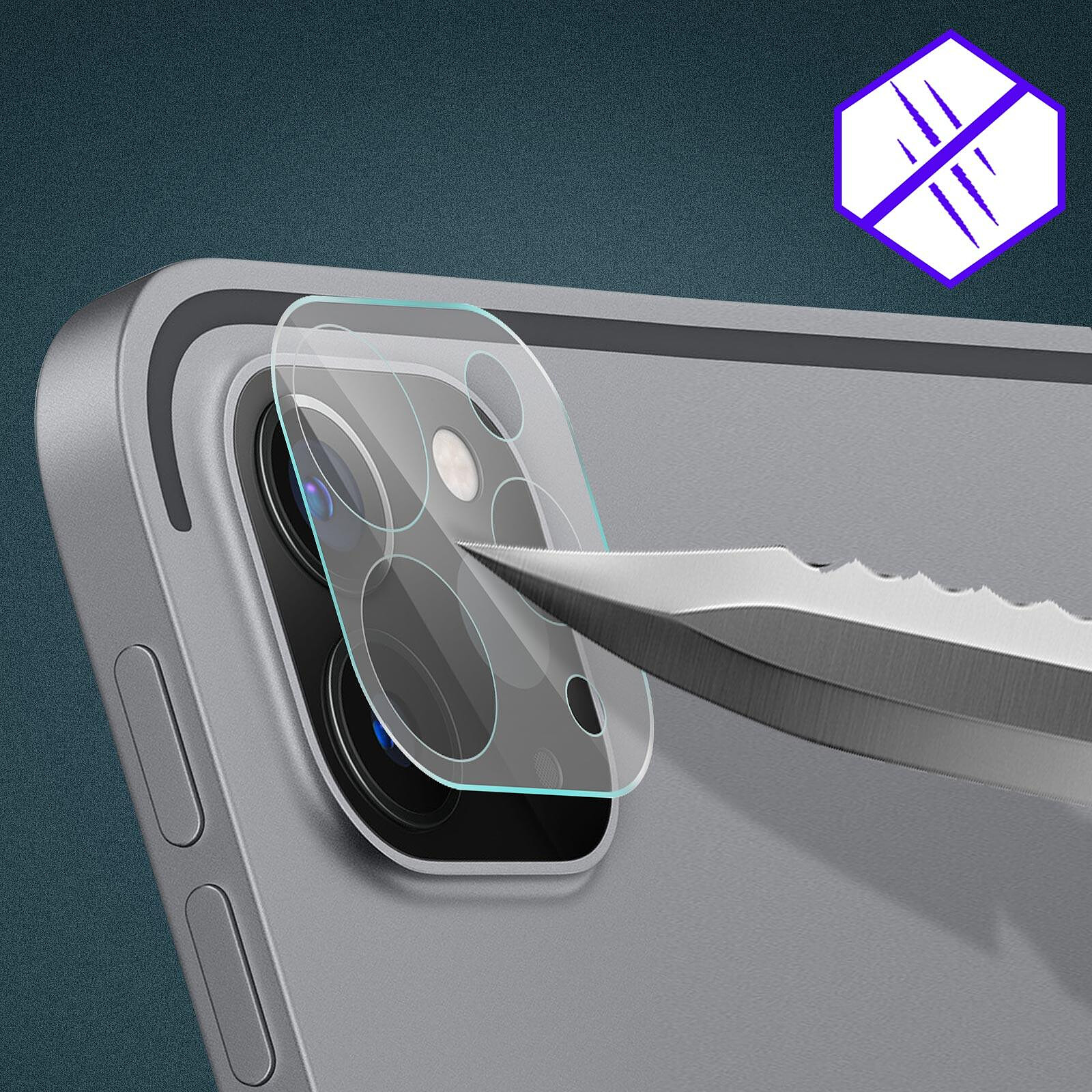 Avizar Protection Caméra Pour Apple iPad Pro 12.9 2020 / 2018 / 2021 Verre  Trempé Anti-trace Transparent - Film protecteur tablette - LDLC