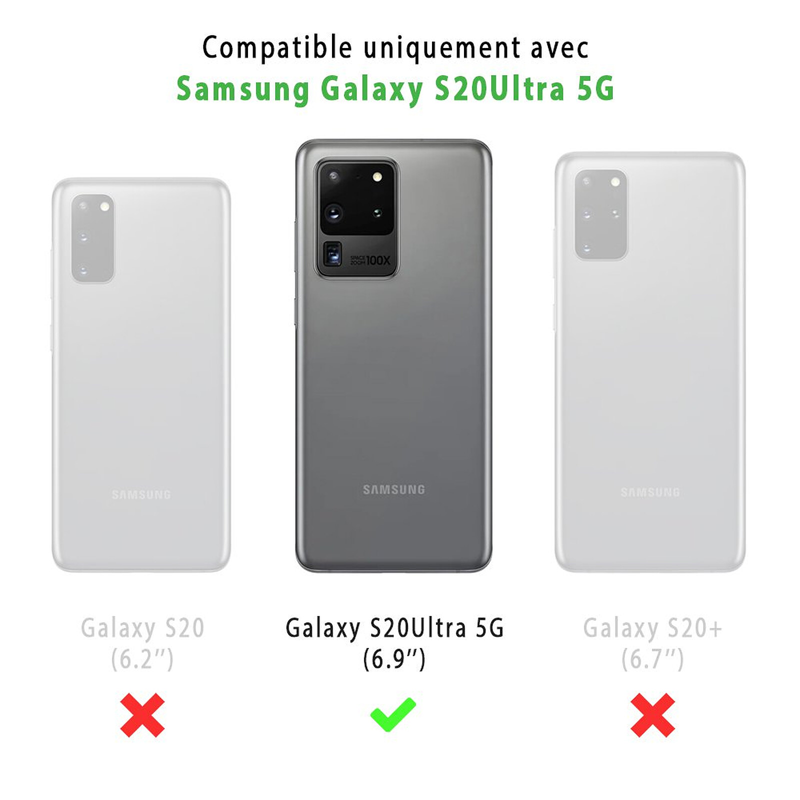 EVETANE Coque Samsung Galaxy S20 Ultra 5G anti-choc souple angles renforcés transparente Vers l'infini et l'au delà