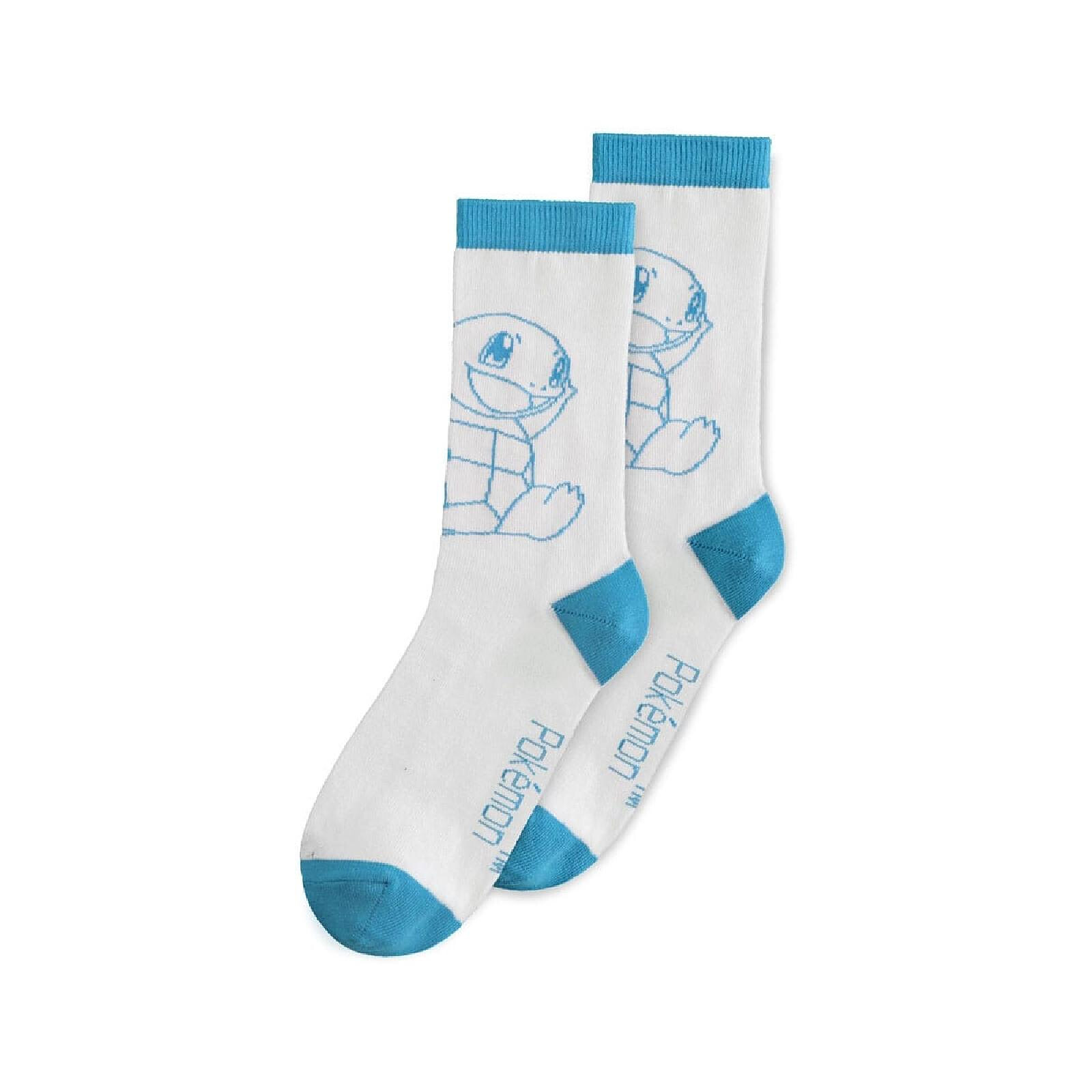 Pokémon - Pack 3 paires de chaussettes Salamèche, Bulbizarre, Carapuce  39-42 - Accessoires - LDLC