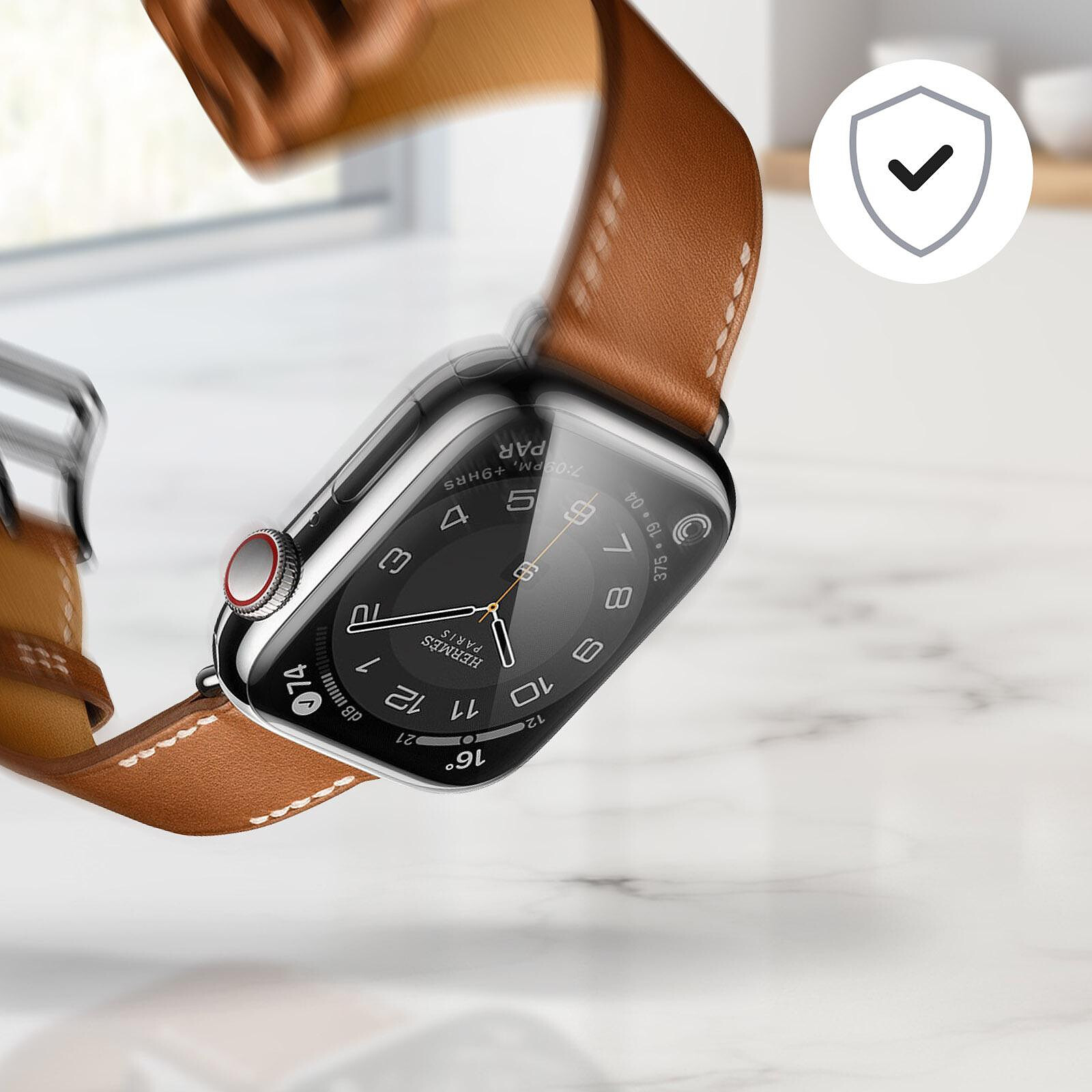 Avizar Film Pour Apple Watch Serie 7 41mm Résistant anti-rayures  Transparent - Accessoires montre et bracelet - LDLC