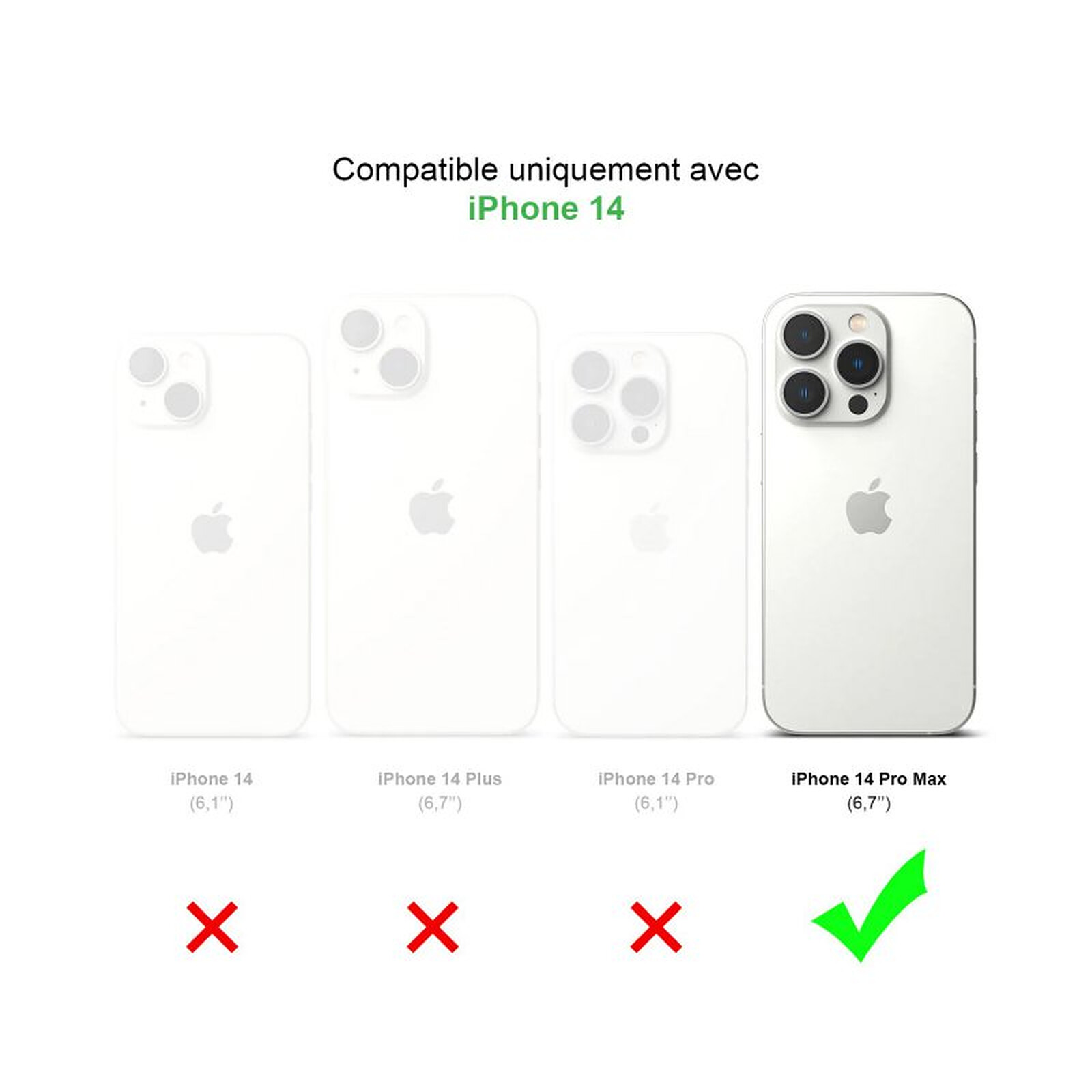 Achat de votre film en verre trempé de protection pour iPhone 14 Pro sur  Marseille pas cher