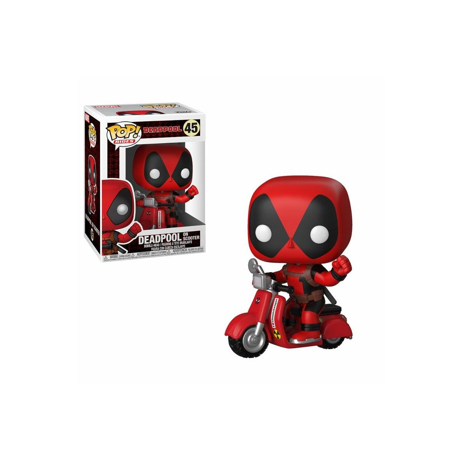 Deadpool - Figurine POP! Deadpool & Scooter 9 cm - Figurines - LDLC
