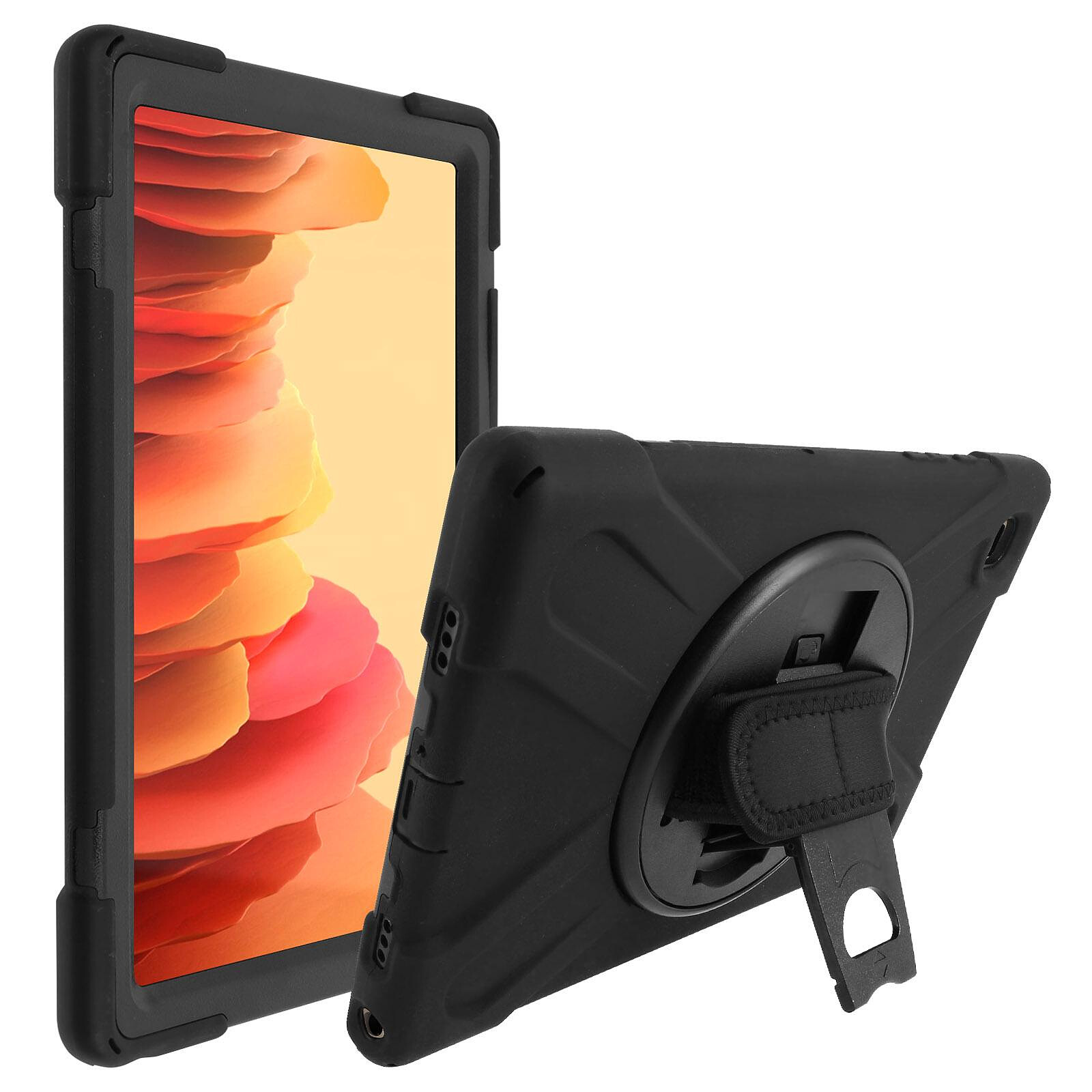 Avizar Coque pour Samsung Galaxy Tab A7 10.4 2020 Antichoc Hybrid Poignée  et Béquille Noir - Etui tablette - LDLC