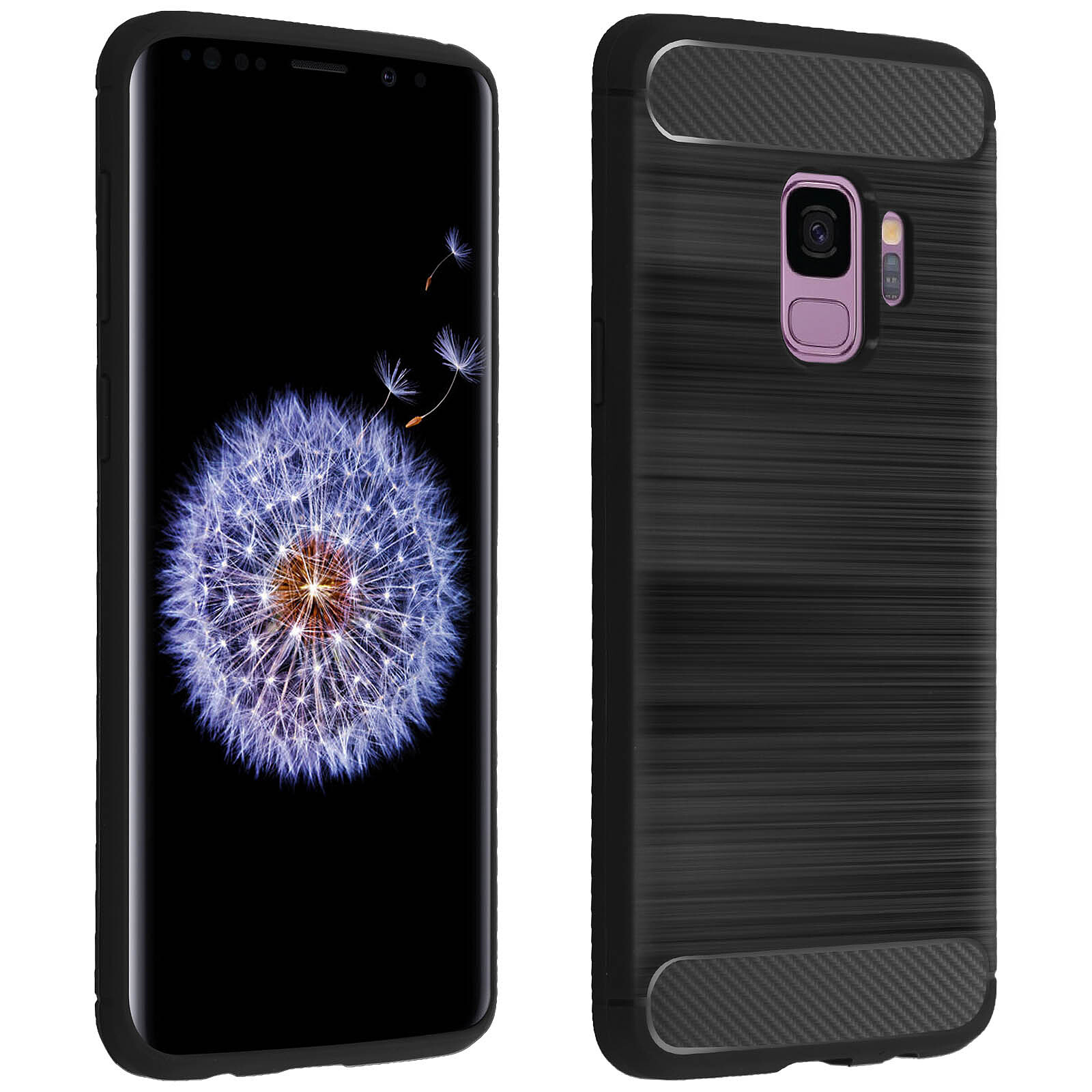 مكينة قهوة Avizar Coque Noir Carbone pour Samsung Galaxy S9 - Coque téléphone Avizar sur LDLC