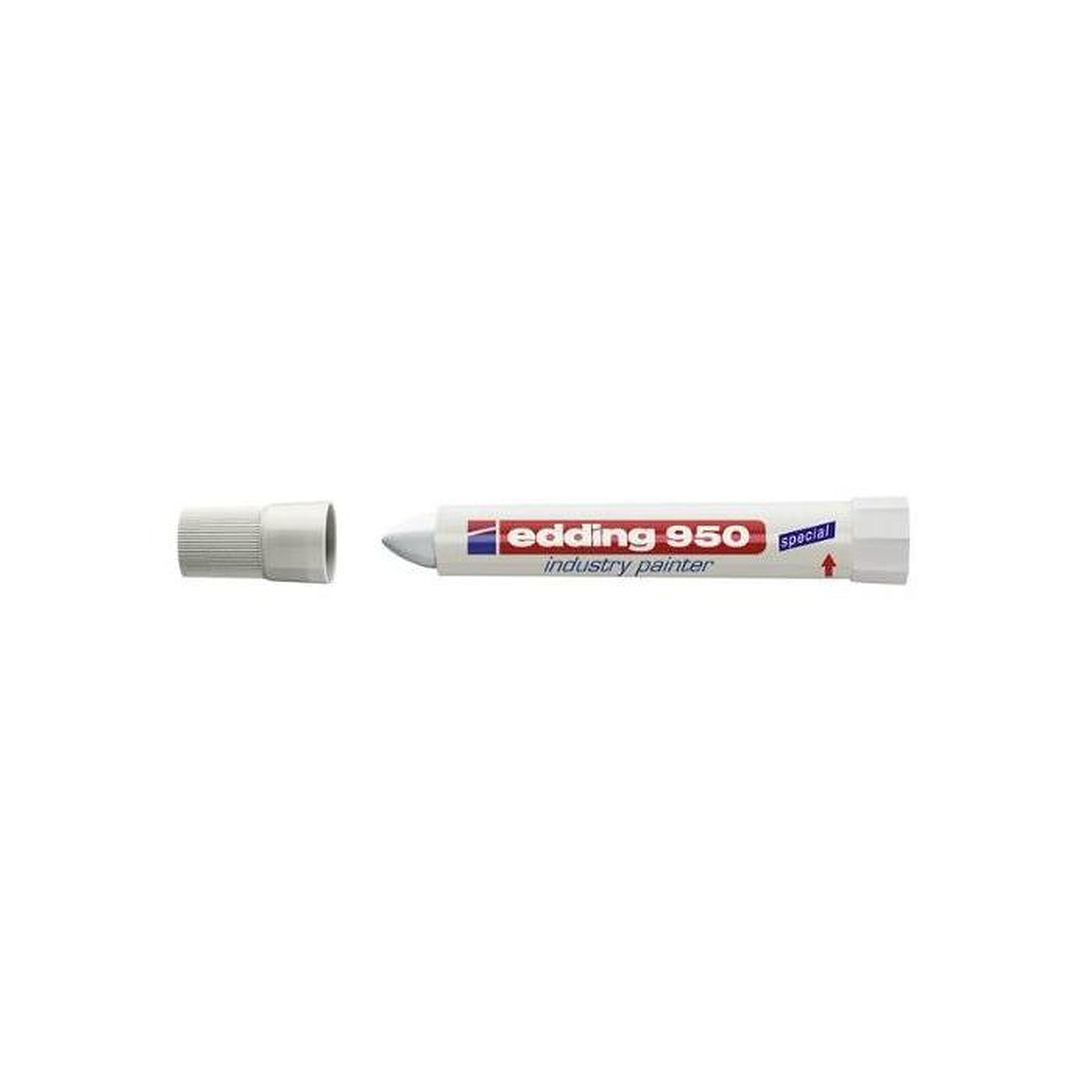 edding 750 Marqueur peinture - blanc - 1 stylo - pointe ronde 2-4