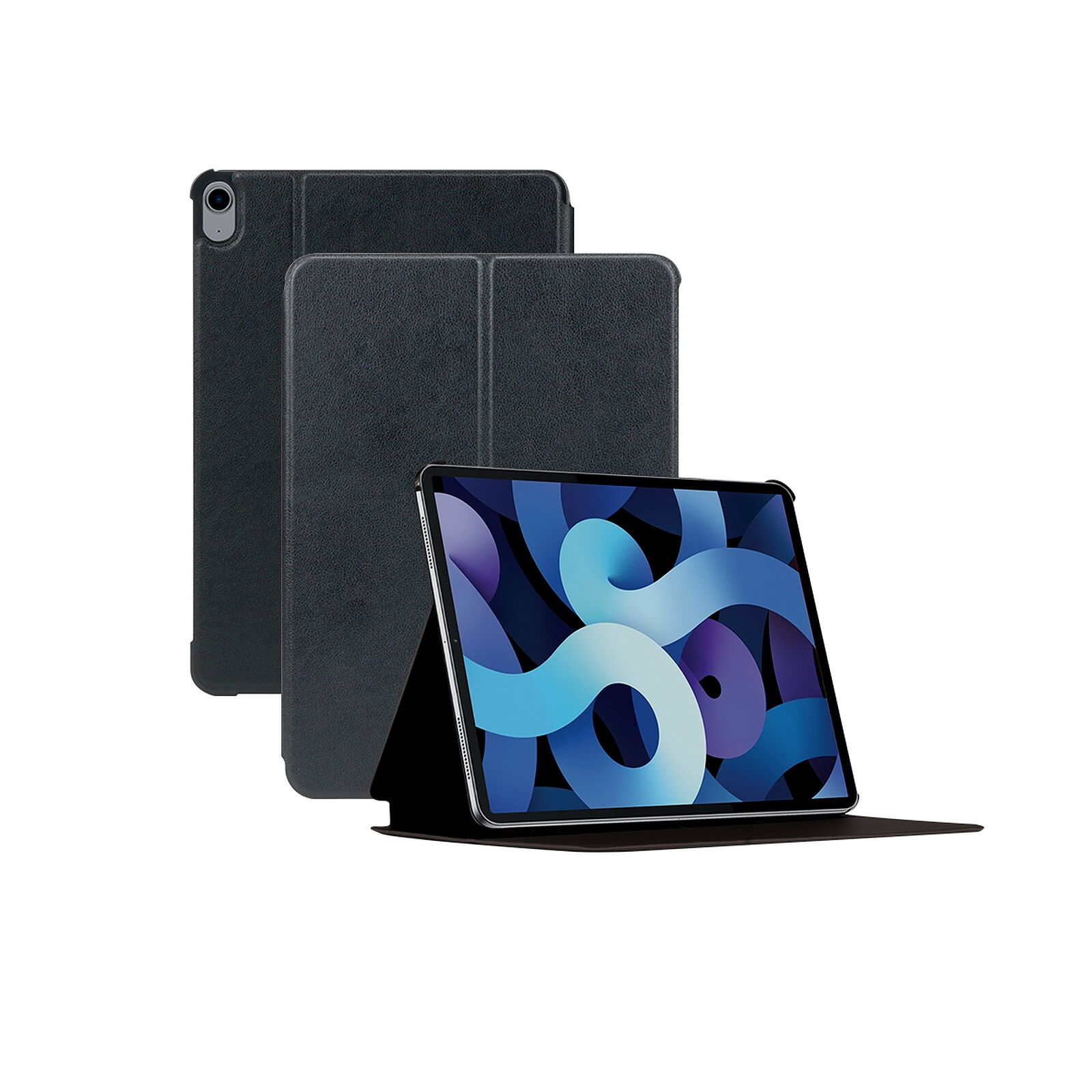 SlimShell Etui Housse Smart Case avec Support Ultra-Mince et léger avec Semi-Transparent Protecteur Fonction Sommeil/Réveil Automatique Rouge Fintie Coque pour iPad Air 2 2014 / iPad Air 2013 