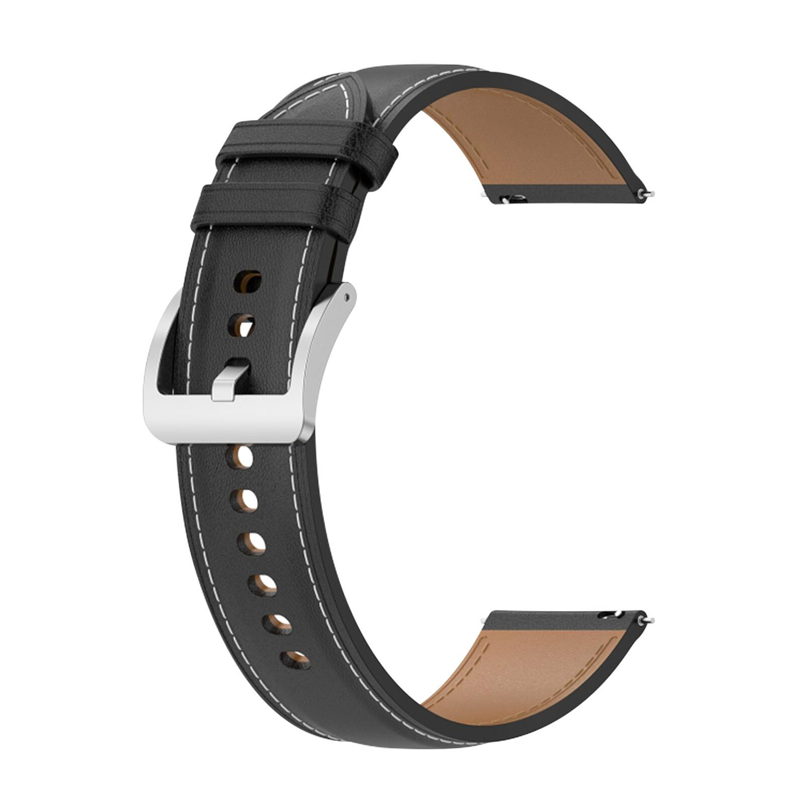 Avizar Bracelet en Cuir Véritable pour Samsung Galaxy Watch 3 45mm / Galaxy  Watch 46mm / Huawei Watch GT 3 et GT 2 46mm - Noir - Accessoires montre et  bracelet - LDLC