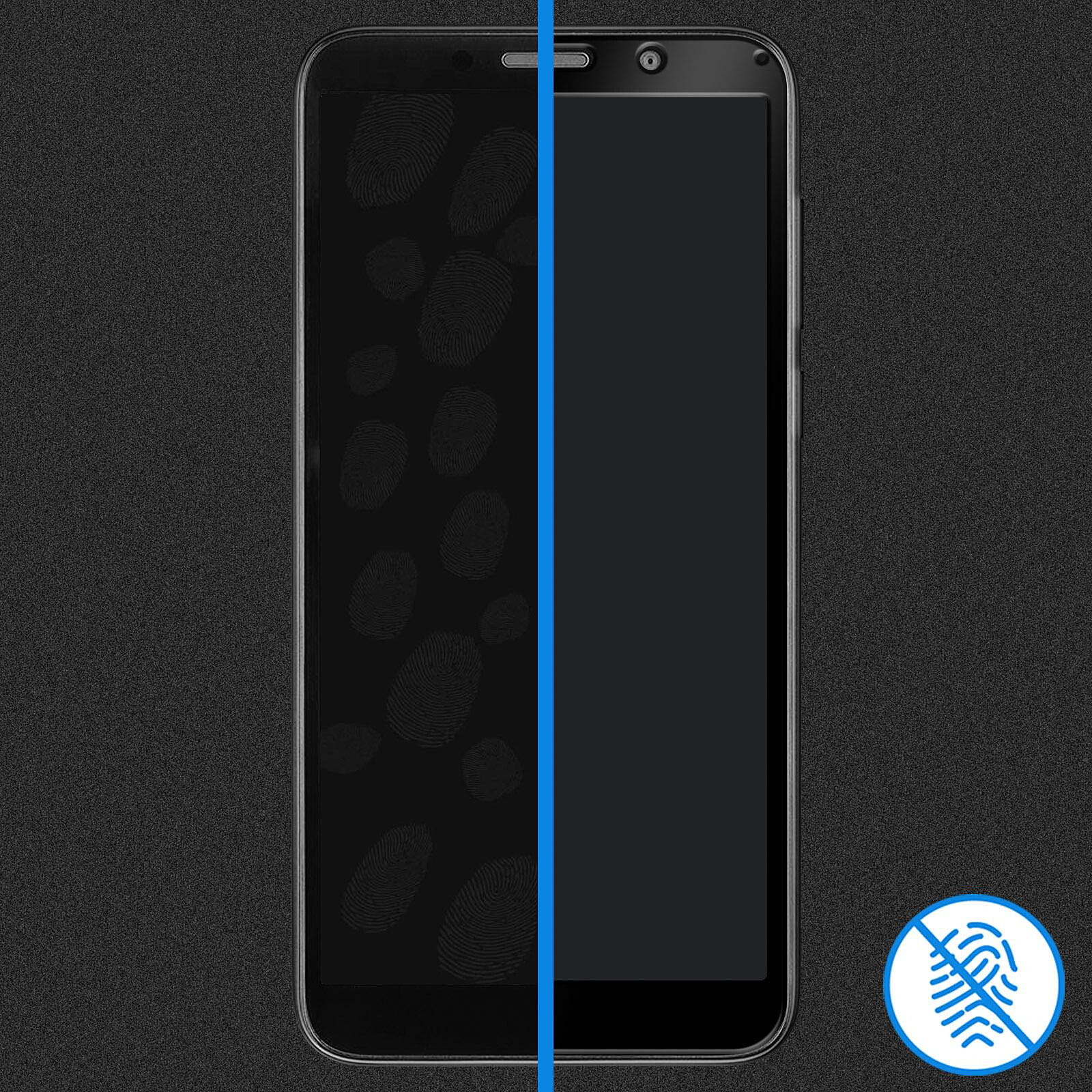 Verre trempé iPhone 7 / 8 noir contour intégral 5D bords incurvés 9H