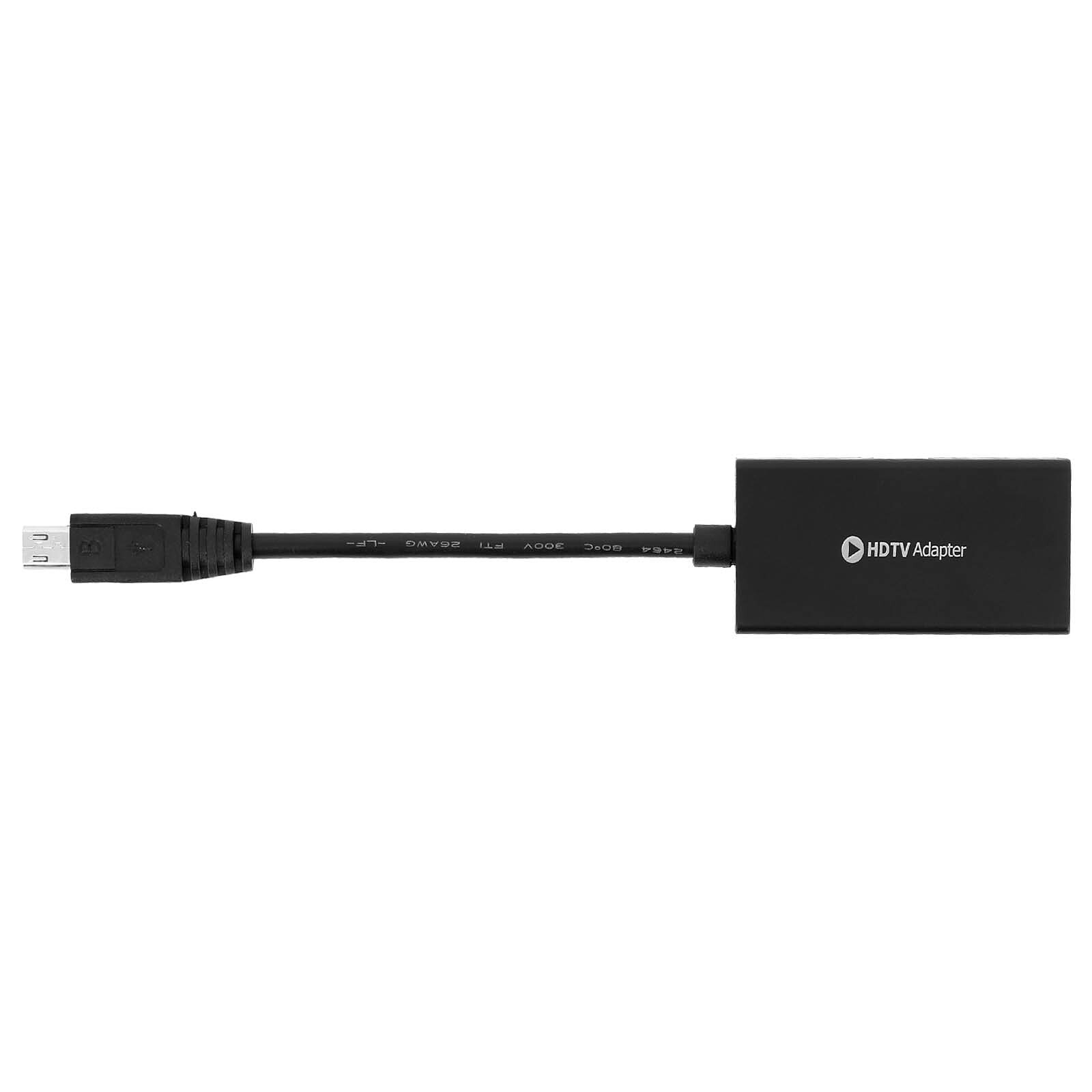 tobillo Sanción Inconsistente Avizar Câble adaptateur HML HDMI vers Micro-USB pour smartphone et tablette  - Câble & Adaptateur Avizar sur LDLC