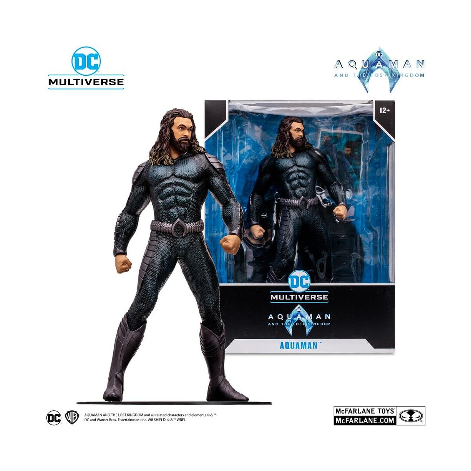 Aquaman et le Royaume perdu - Figurine Megafig DC Multiverse Aquaman 30 cm  - Figurines - LDLC