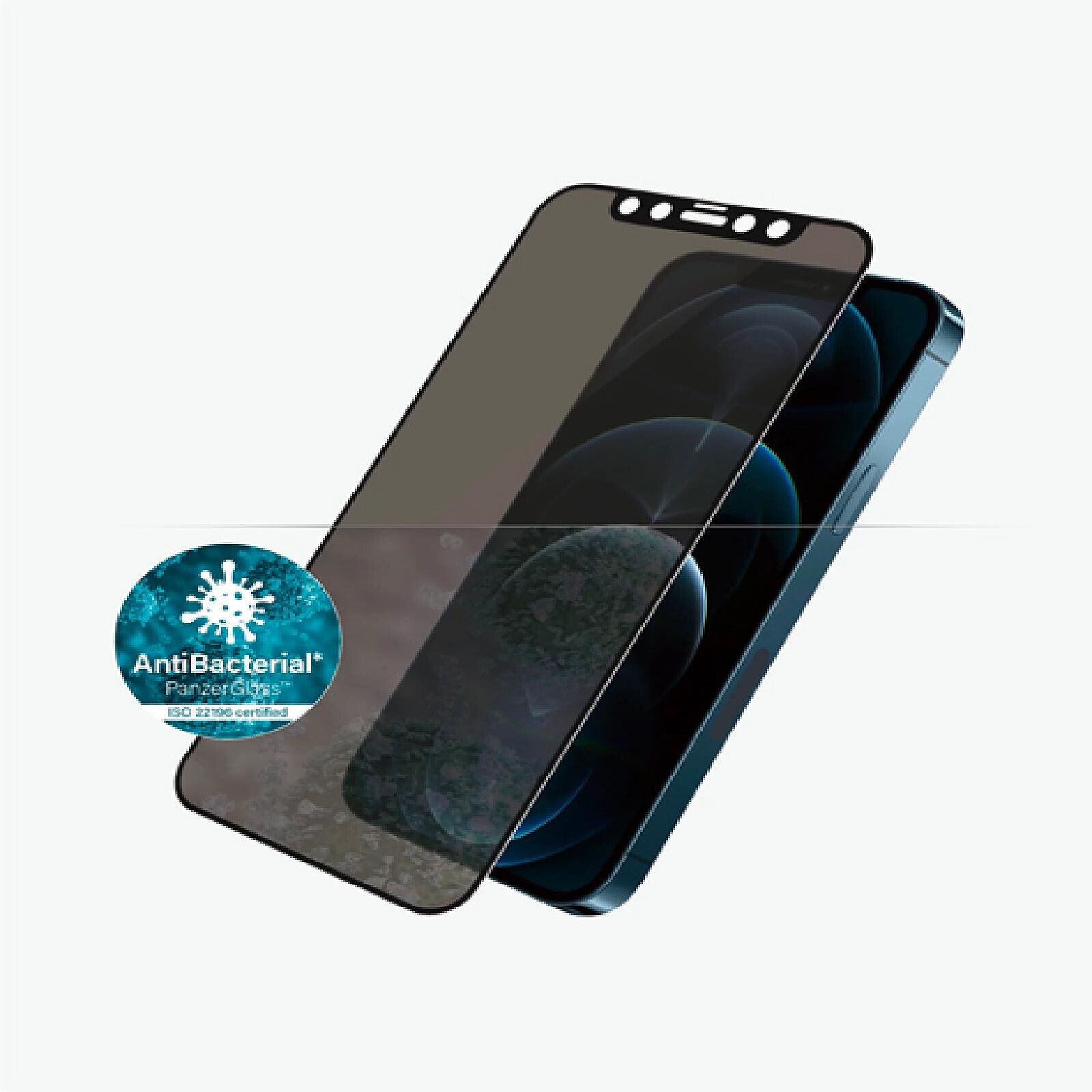 Protection d'écran iPhone 12 Pro Max verre trempé et filtre de