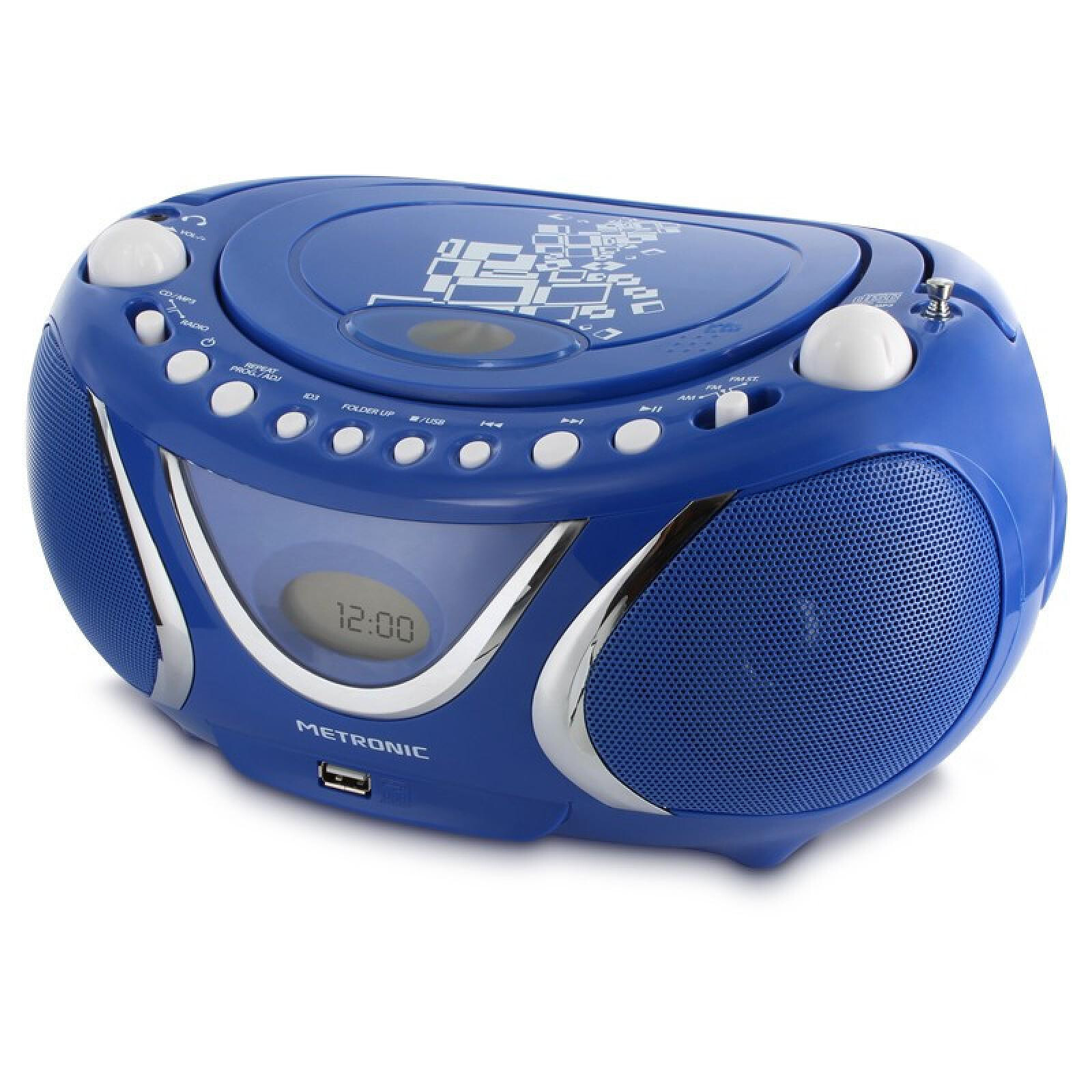 Mooov 477403 - Lecteur CD Soft Grey avec radio FM et port USB - Radio &  radio réveil - LDLC