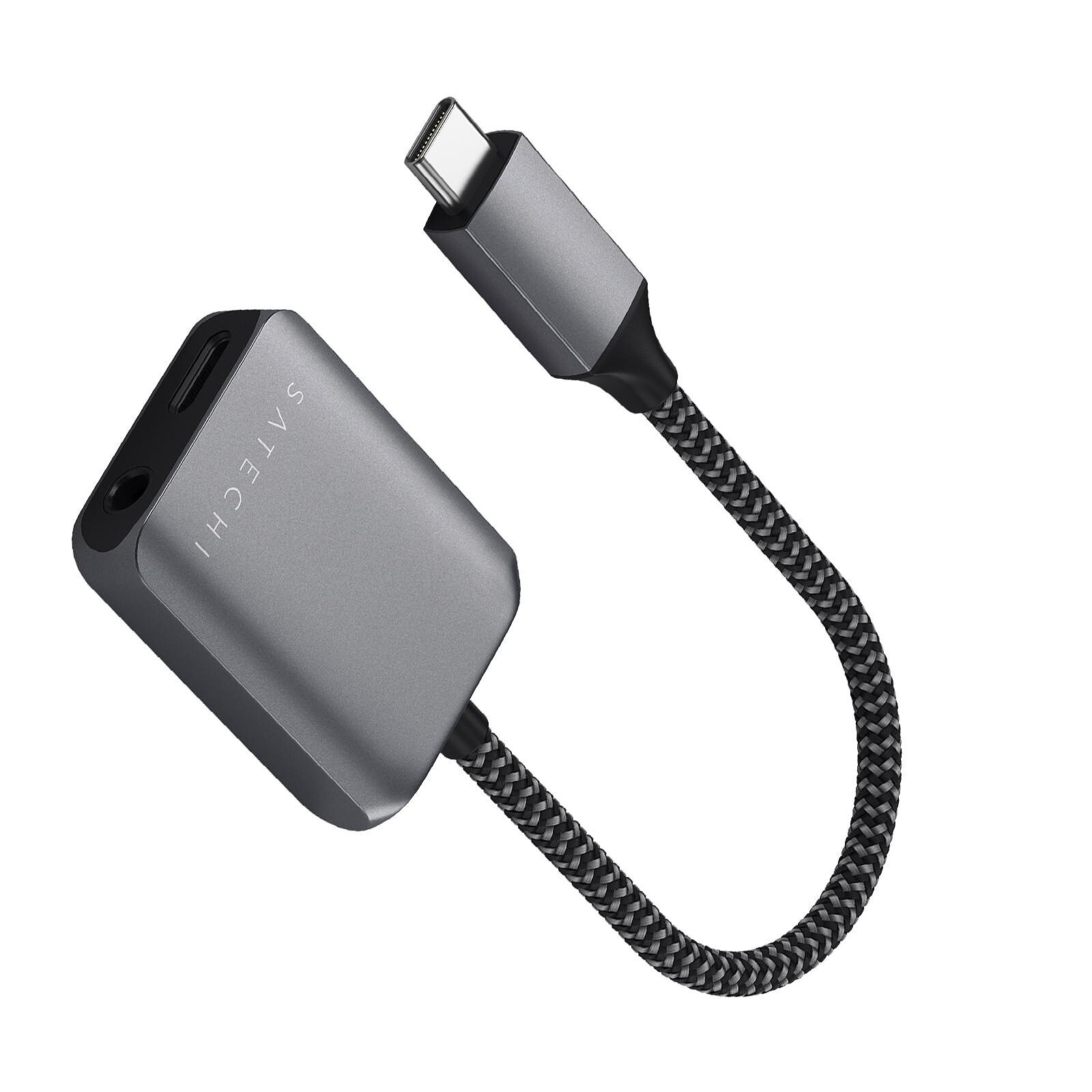 Adaptateur USB-C vers Dual USB-C Femelle Charge Rapide 60W + Audio, Belkin  - Noir