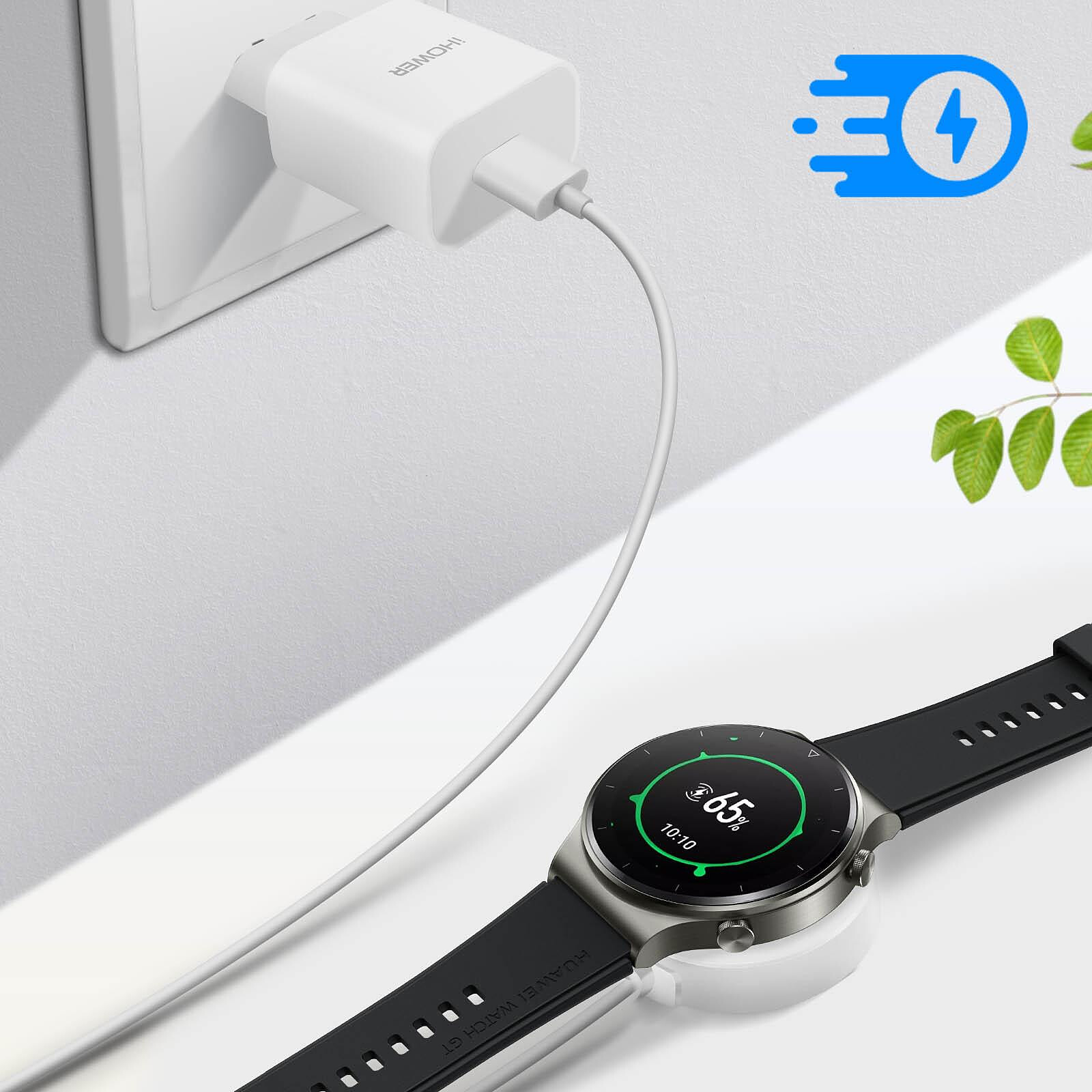 Avizar Câble pour Huawei Watch GT2 Pro et Watch GT2 ECG Magnétique Charge  Rapide 1m Blanc Chargeur téléphone LDLC